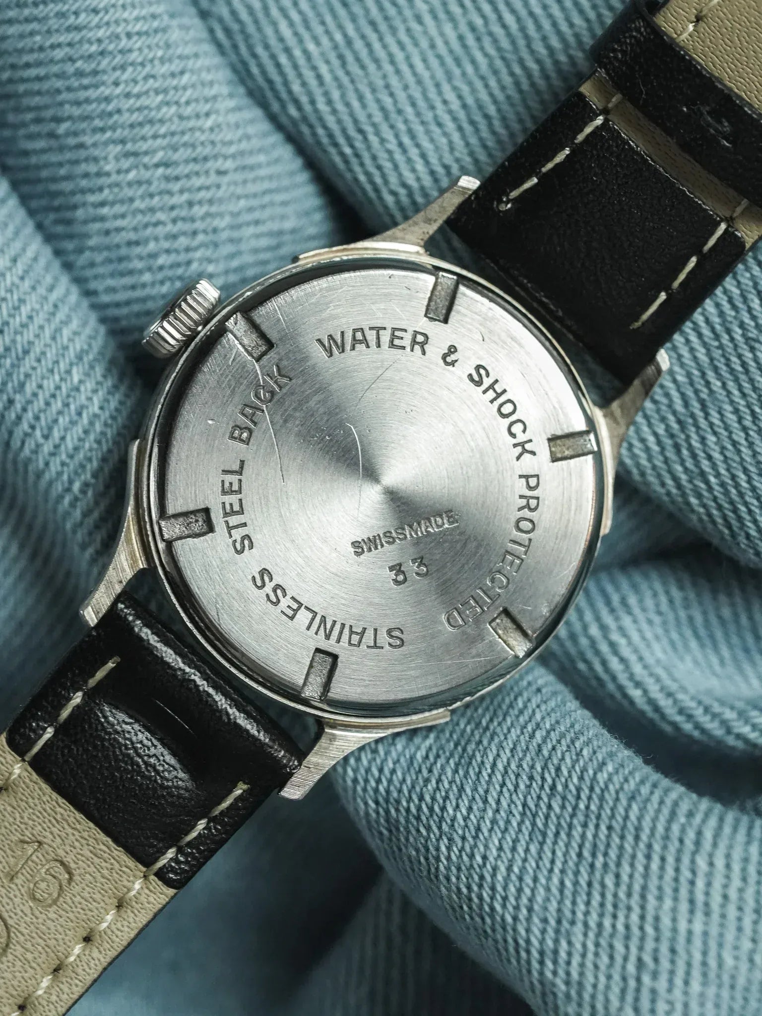 Lanco - montre militaire d'après guerre WWII Cadran Crème - 1940s - Atelier Victor