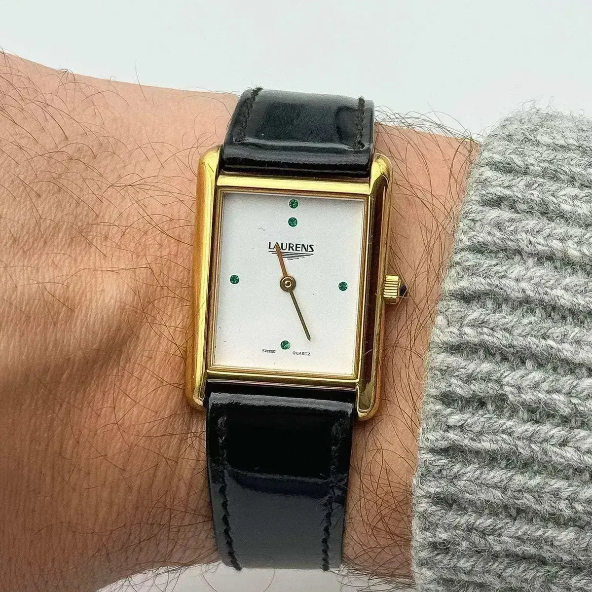 Laurens - Tank Gold Green Stones Index NOS - 1990 display picture 3