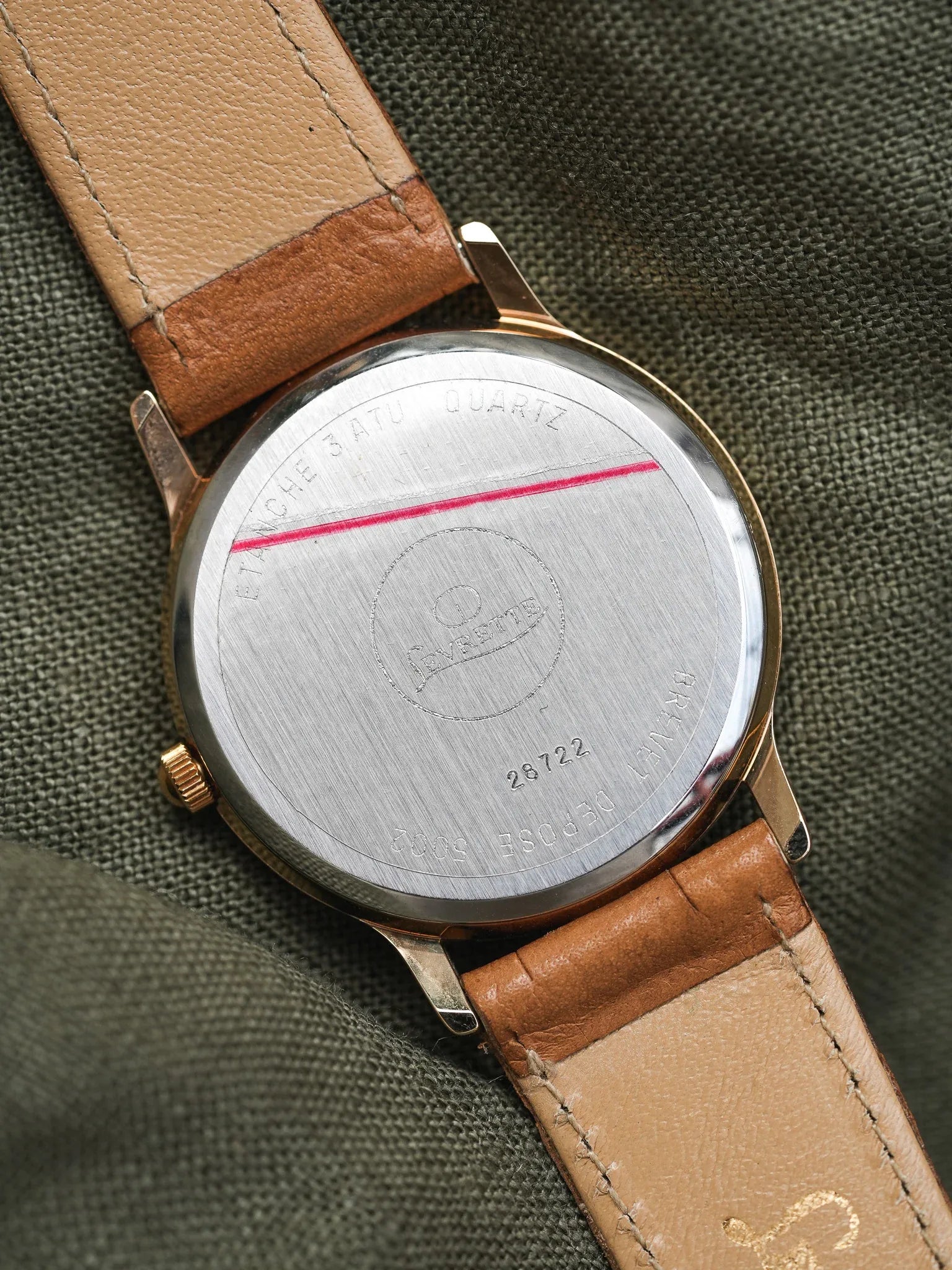 Levrette - Triple Calendar Plaqué or Blanc - NOS - 1990s - Atelier Victor