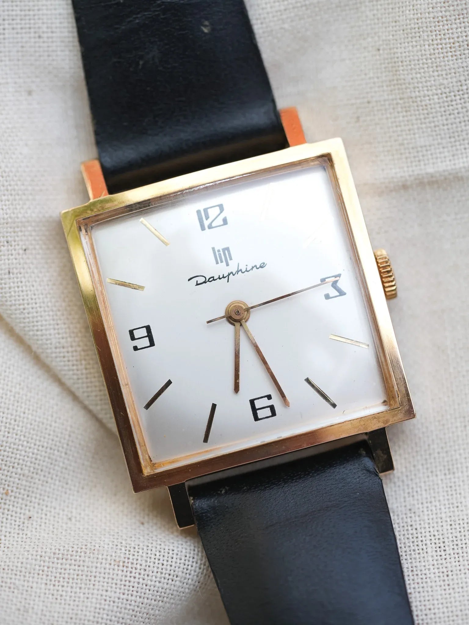 Lip - Dauphine Carré 3-6-9-12 plaqué or - 1970s - Atelier Victor