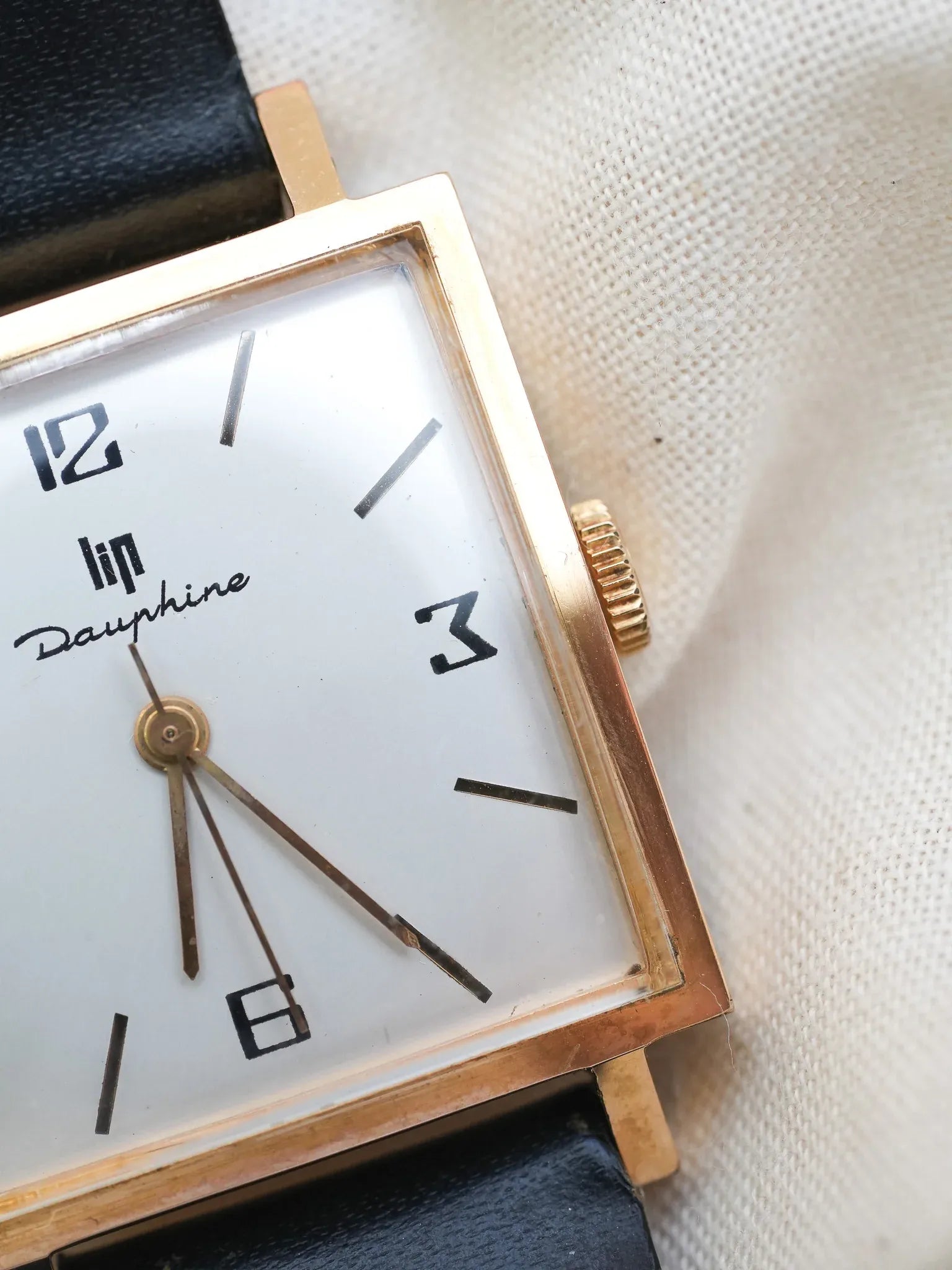 Lip - Dauphine Carré 3-6-9-12 plaqué or - 1970s - Atelier Victor