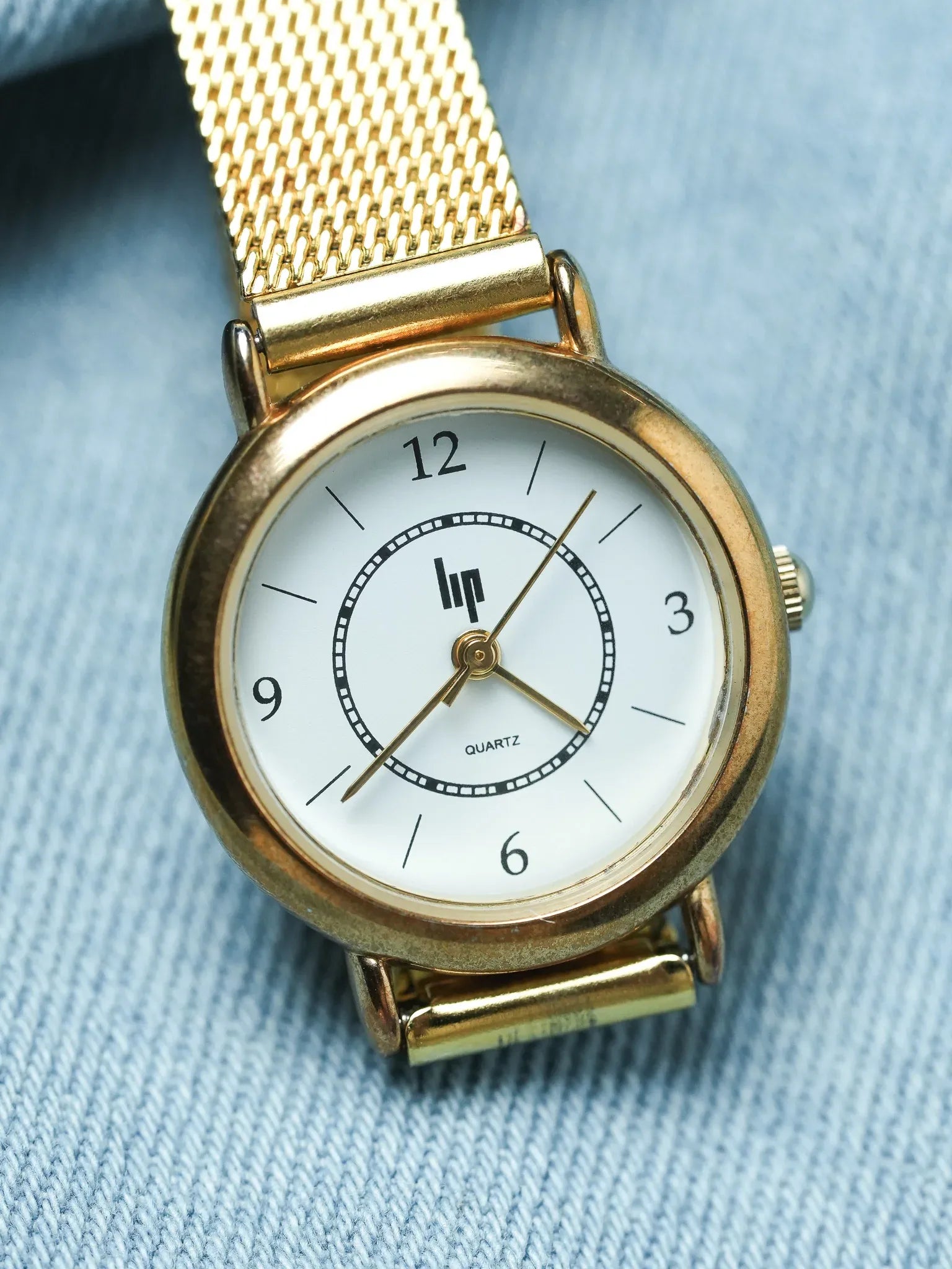 Lip - Mini Ronde Or Cadran blanc - 2000s - Atelier Victor