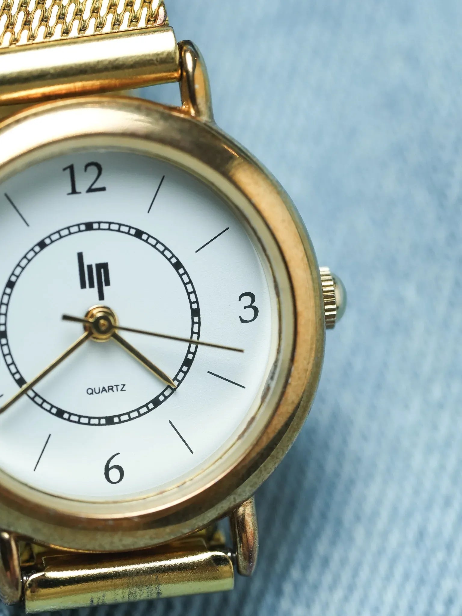 Lip - Mini Ronde Or Cadran blanc - 2000s - Atelier Victor