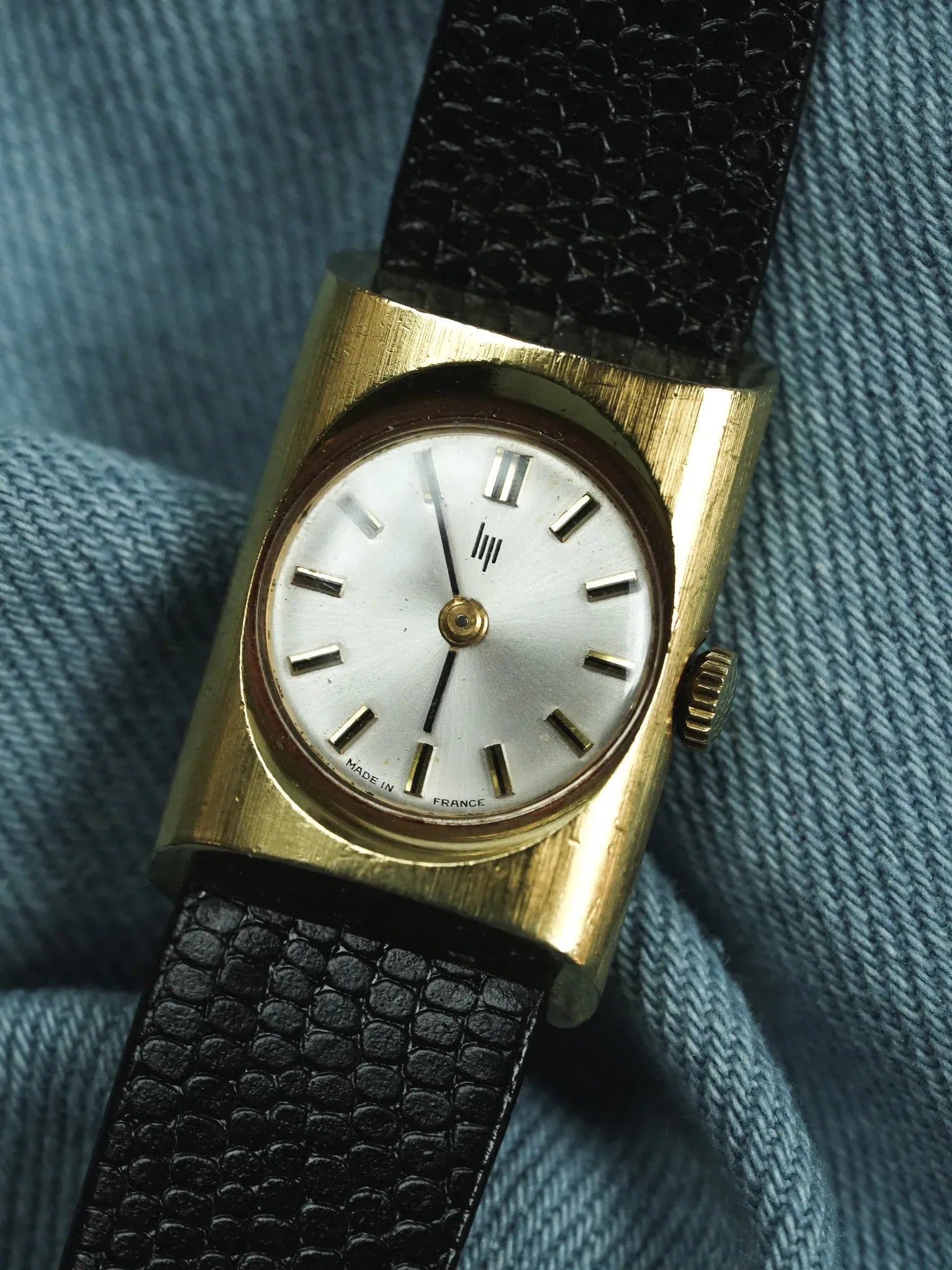 Lip - Petite Tank Disco Plaqué or - 1970s - Atelier Victor