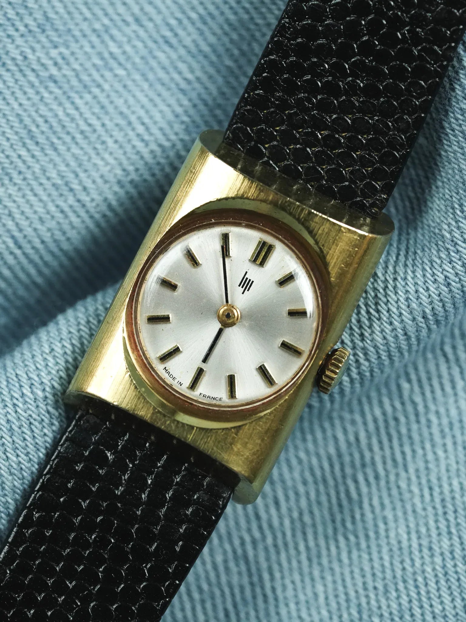 Lip - Petite Tank Disco Plaqué or - 1970s - Atelier Victor