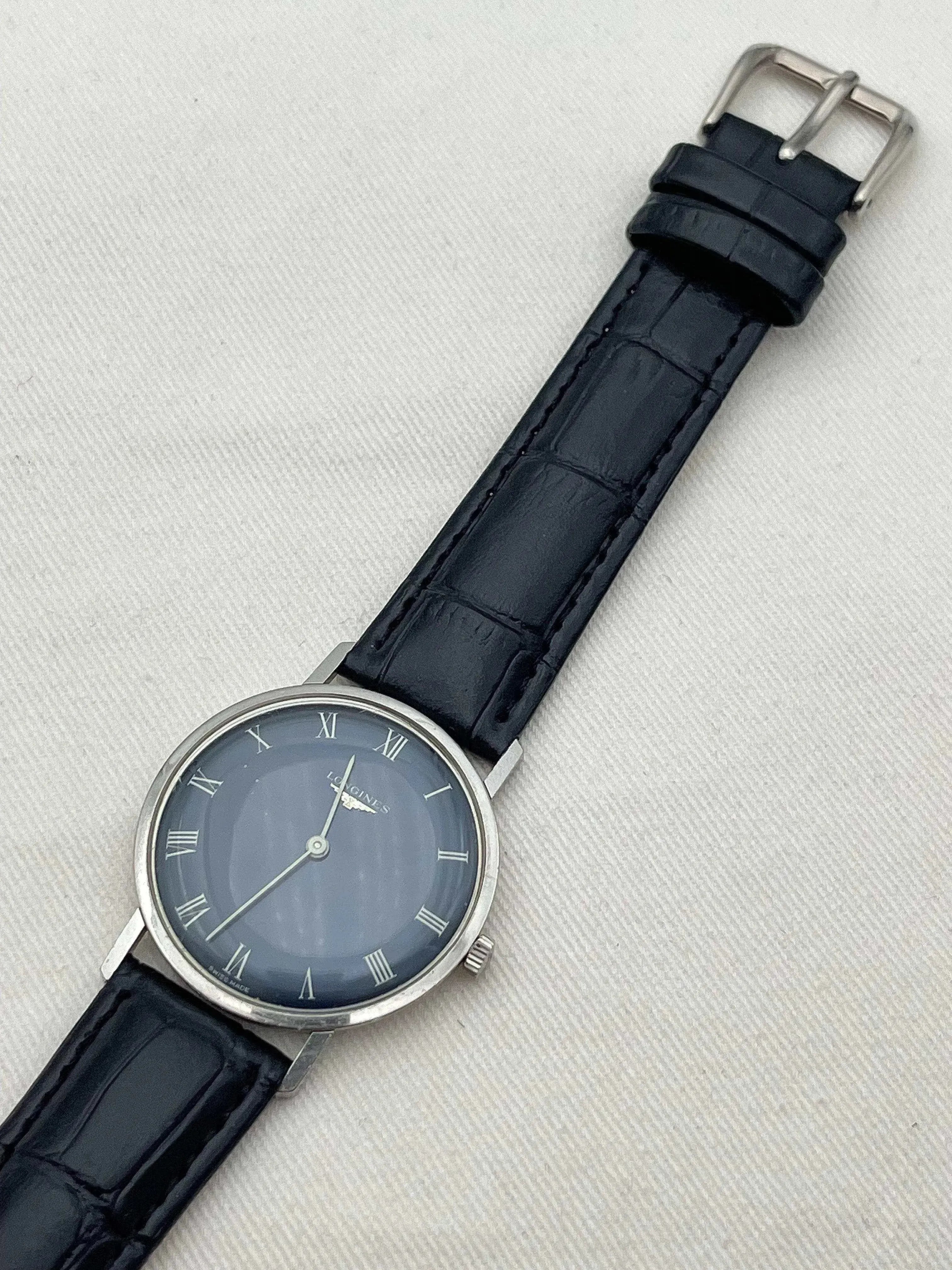 Longines - Acier Cadran Bleu nuit - 1974 - Atelier Victor