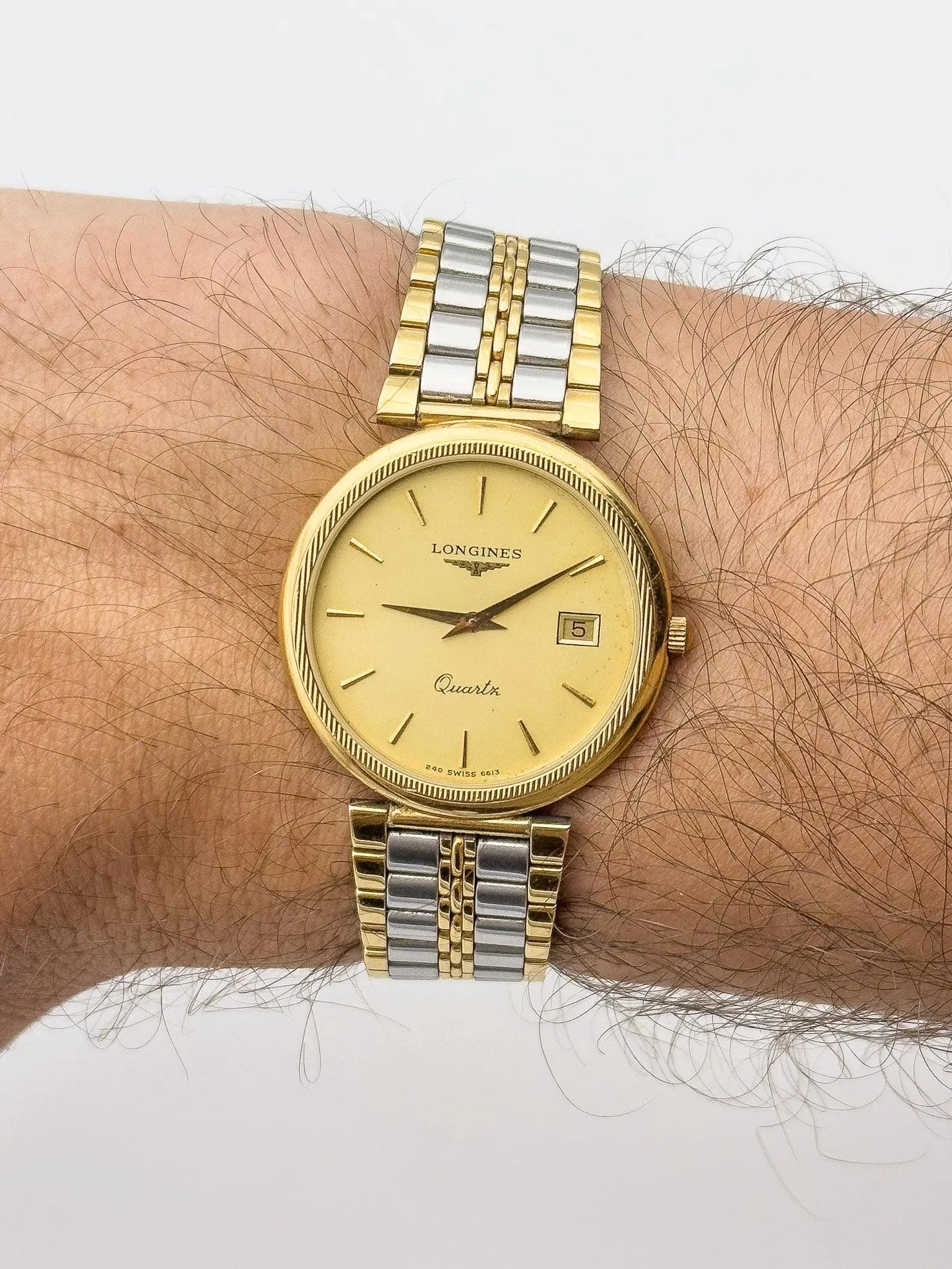 Longines - Acier Or Ultra Fine - 1990s - Atelier Victor Paris - Vintage Watch Shop Dubai