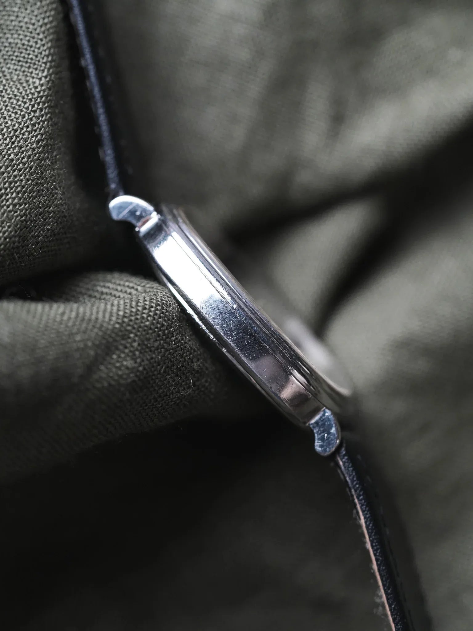 Longines - Cadran TV Acier Patiné date - 1980s - Atelier Victor