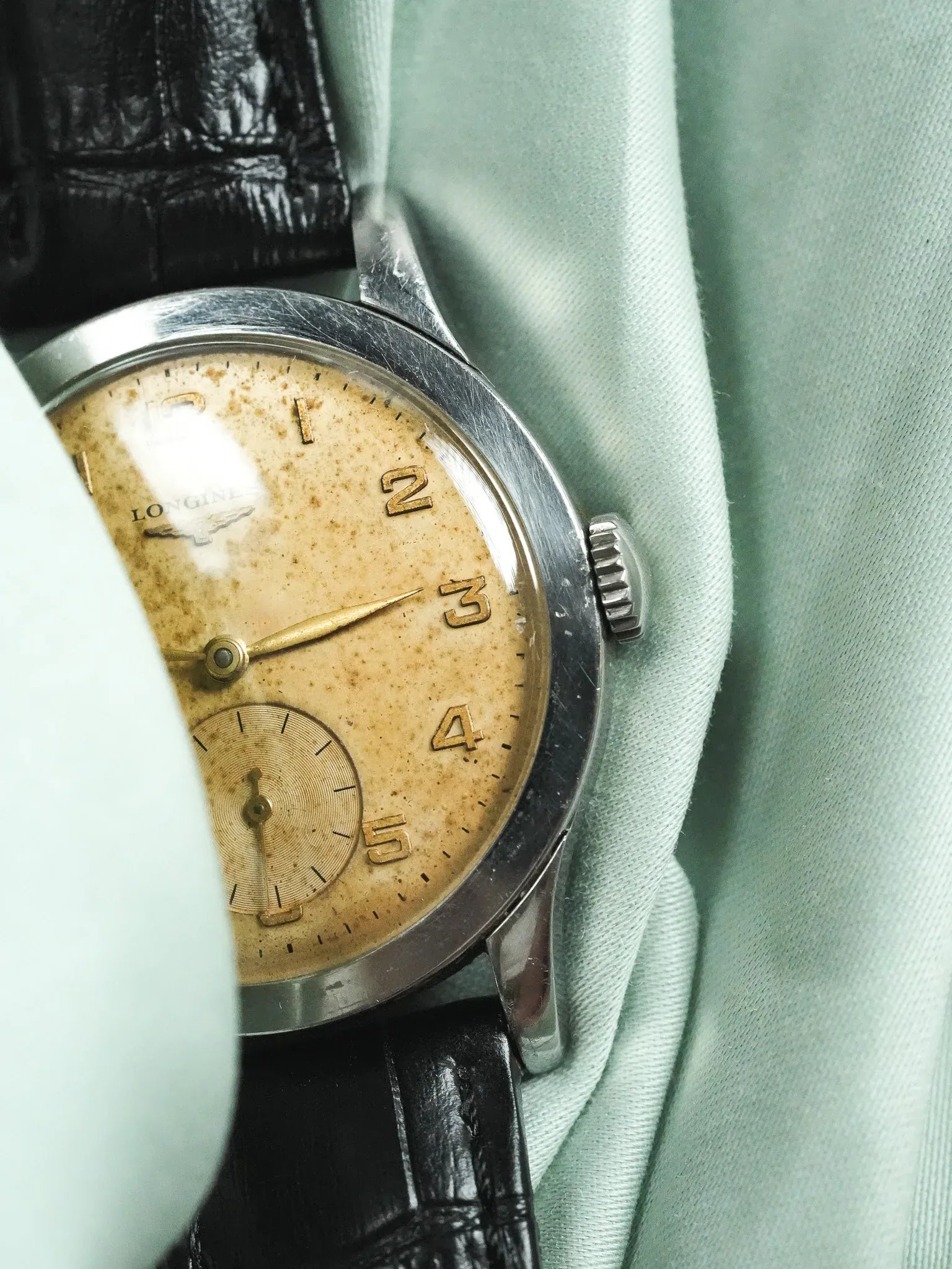 Longines - Calatrava Cadran Sunburn - ARCHIVES - 1959 - Atelier Victor - Vintage  Shop
