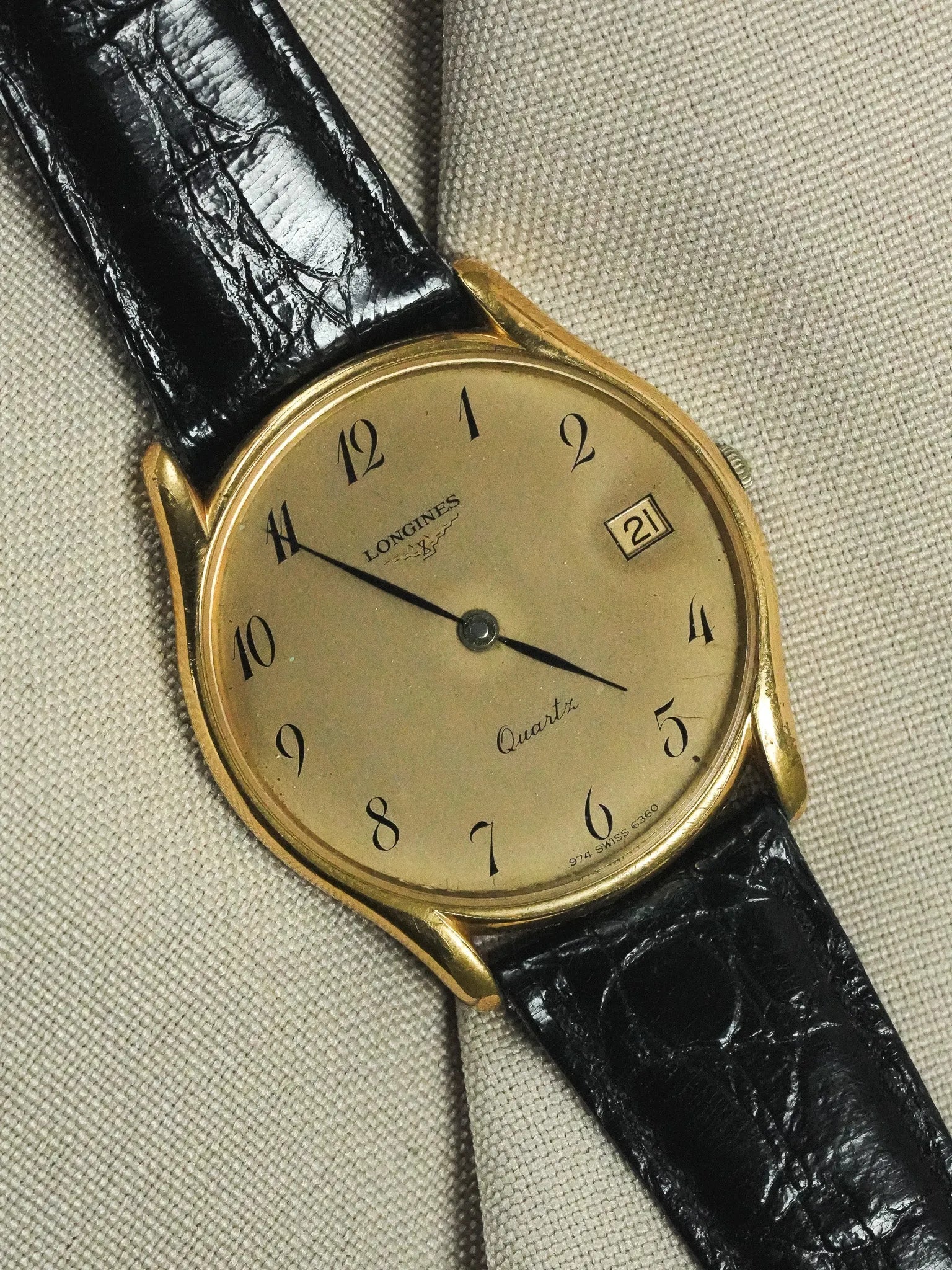 Longines - Chiffres "Breguet" Extra plate quartz - 1980s - Atelier Victor
