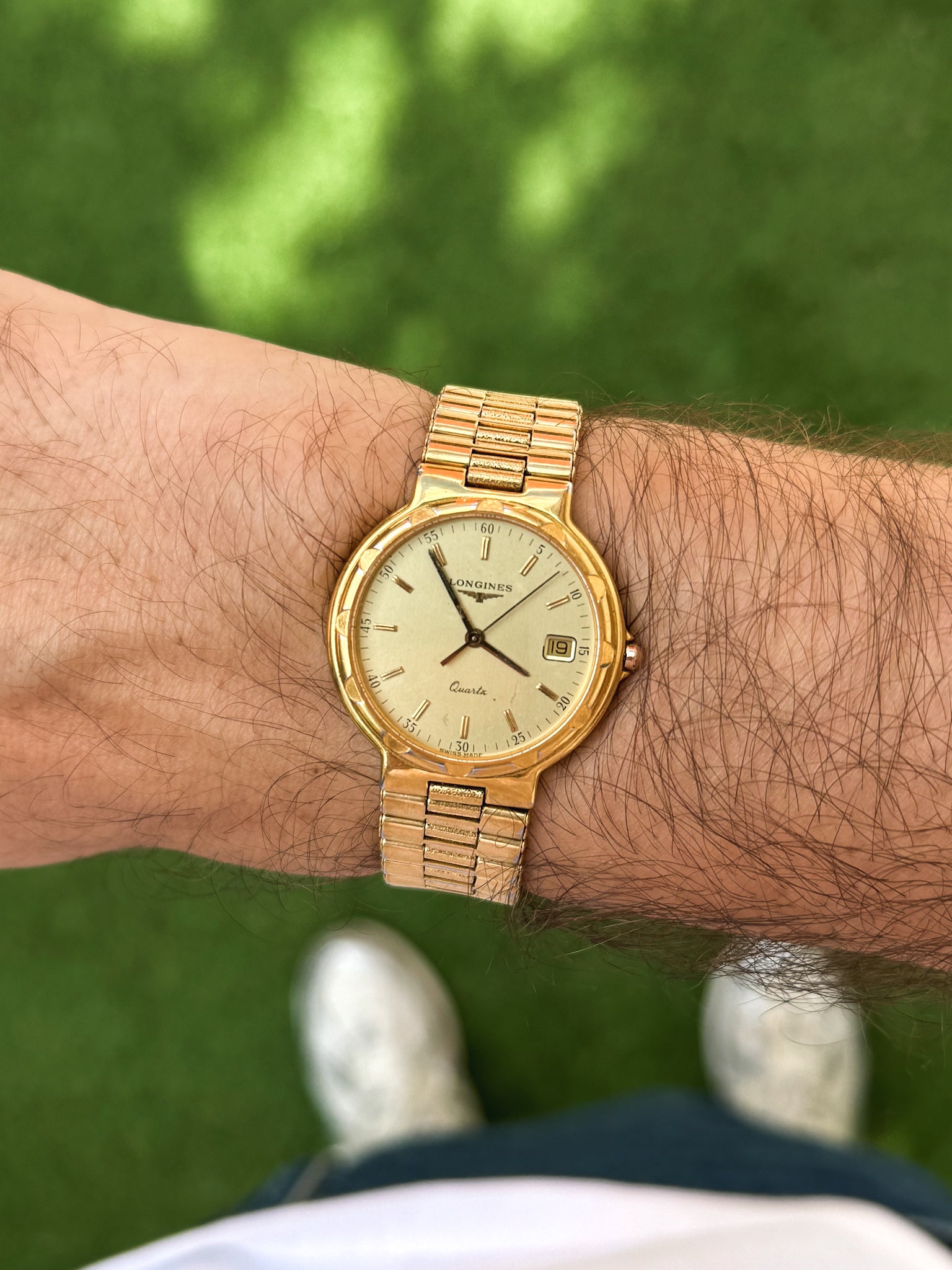 Longines - Conquest date Plaqué or - 1990s - Atelier Victor - Vintage  Shop