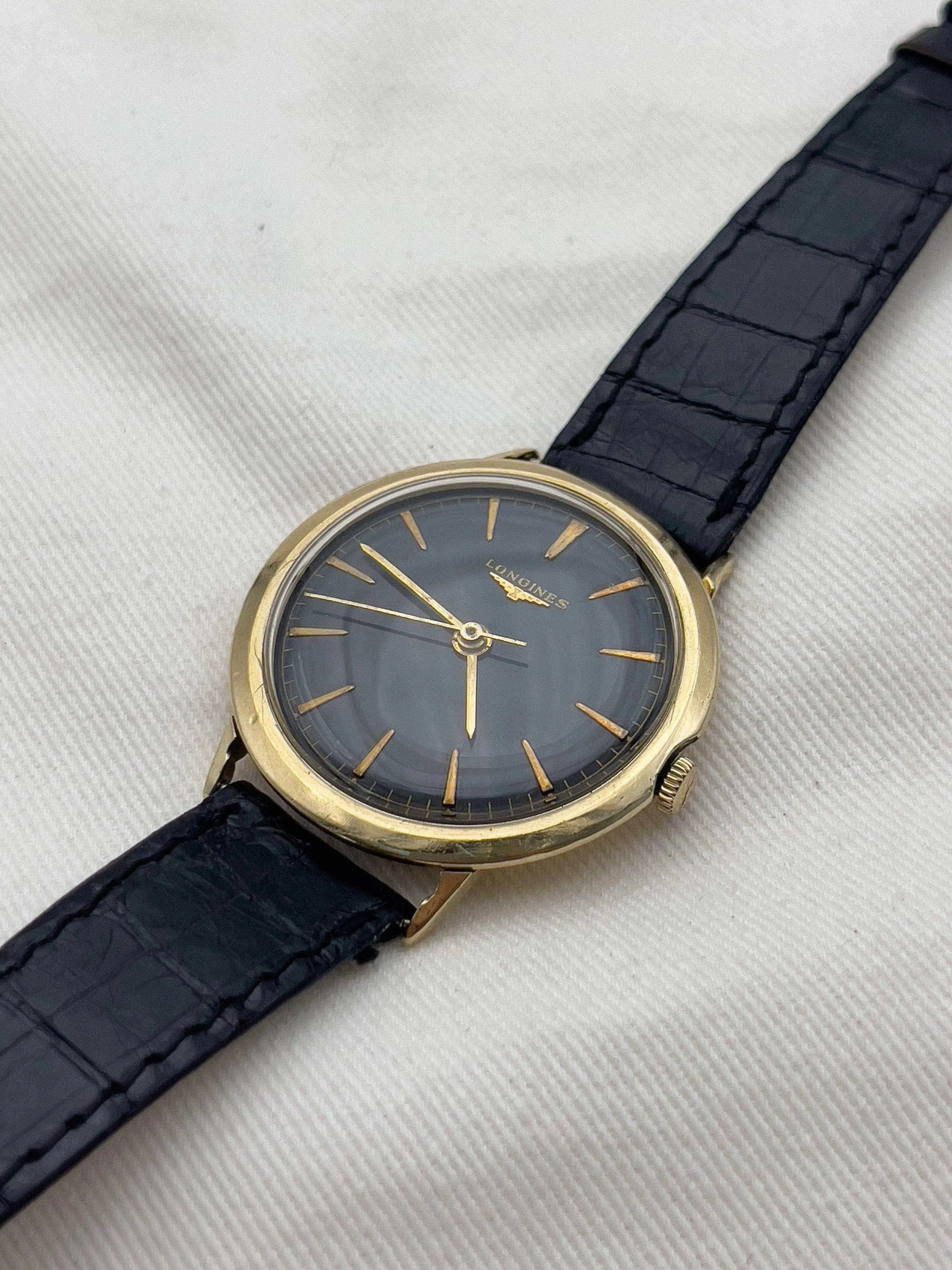 Longines - Dark Dial - 1960 - Atelier Victor Paris - Vintage Watch Shop Dubai