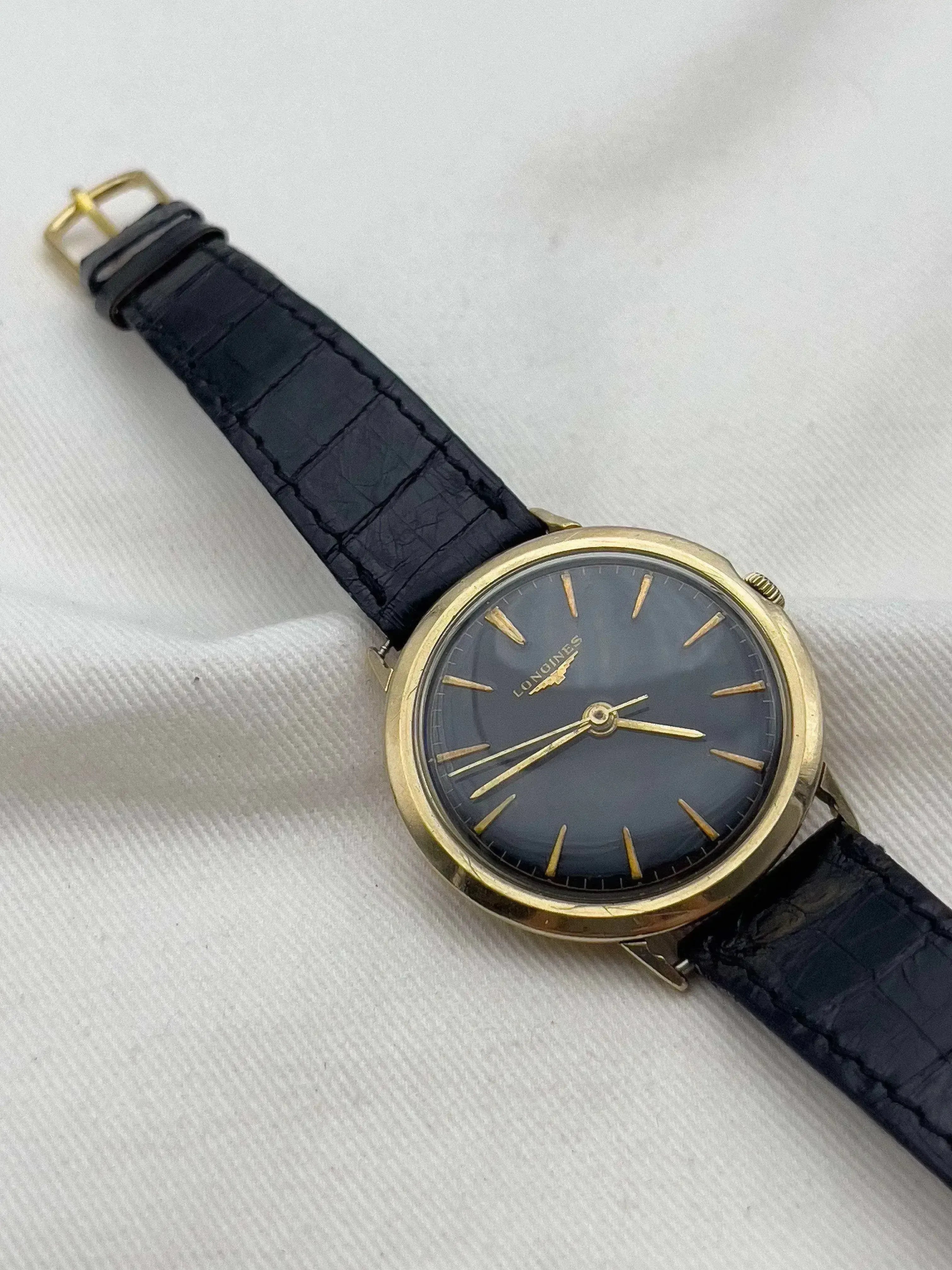 Longines - Disco cadran noir - 1960s - Atelier Victor