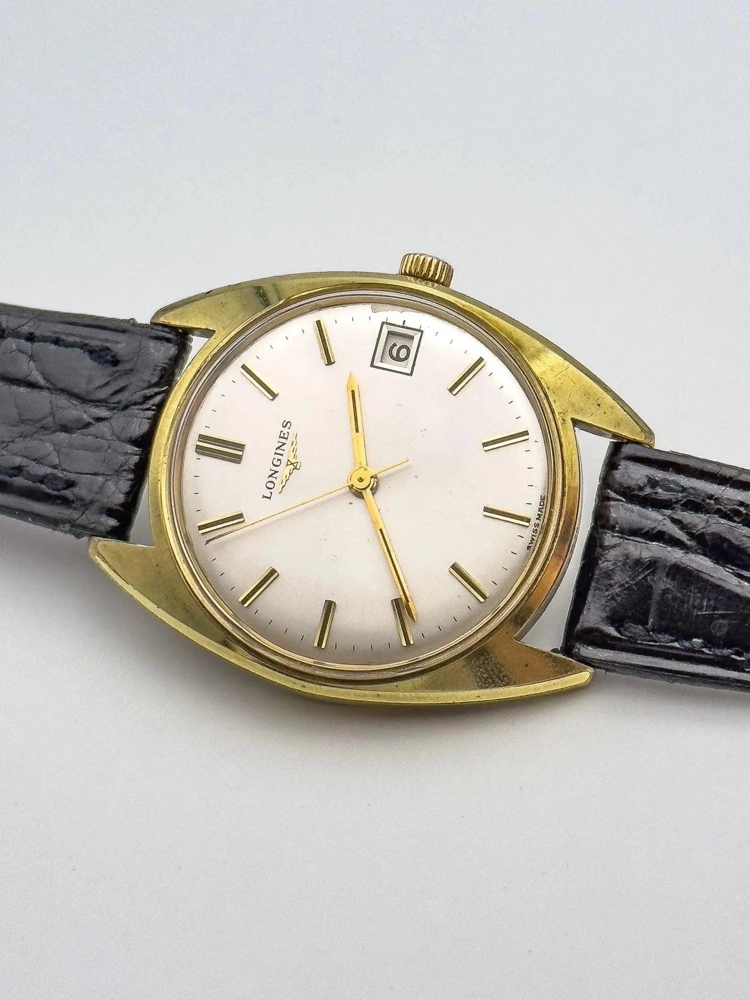 Longines - Dress Gold Watch Date - 1970s - Atelier Victor Paris - Vintage Watch Shop Dubai