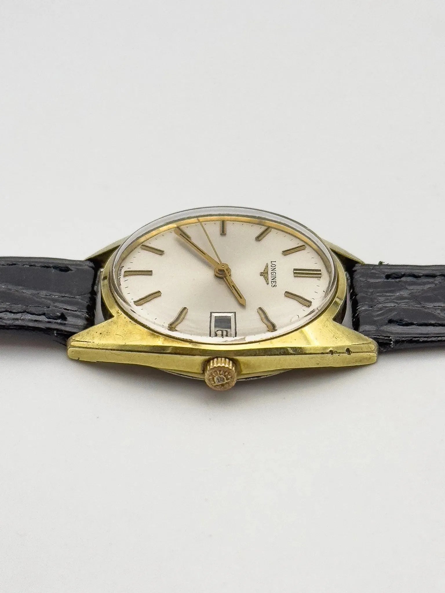 Longines - Dress Gold Watch Date - 1970s - Atelier Victor Paris - Vintage Watch Shop Dubai