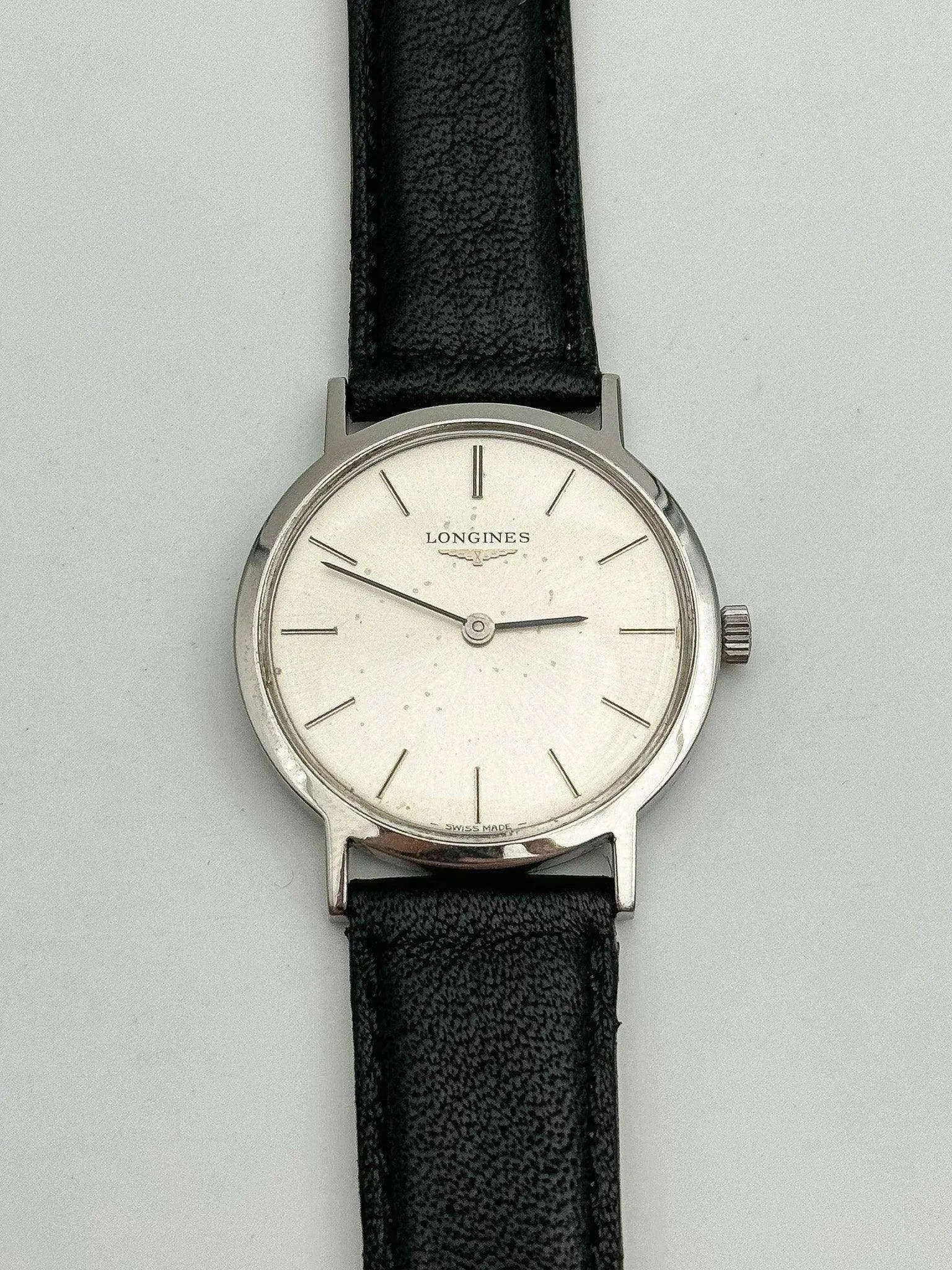 Longines - Dress Watch Index Noir - 1975 - Atelier Victor Paris - Vintage Watch Shop Dubai