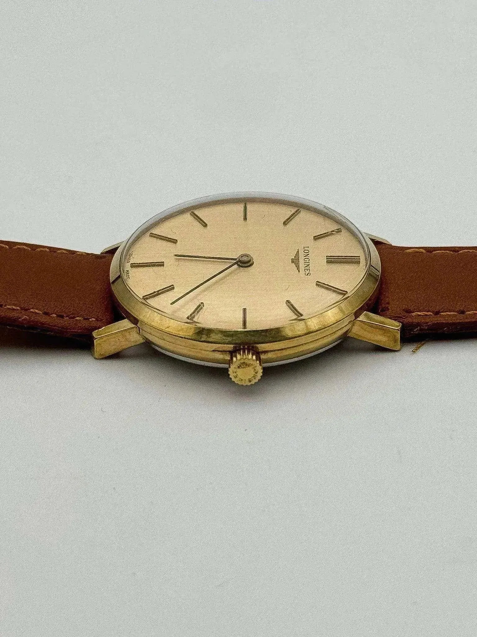 Longines - Dress Watch Linen Dial - BOX - 1976 - Atelier Victor Paris - Vintage Watch Shop Dubai