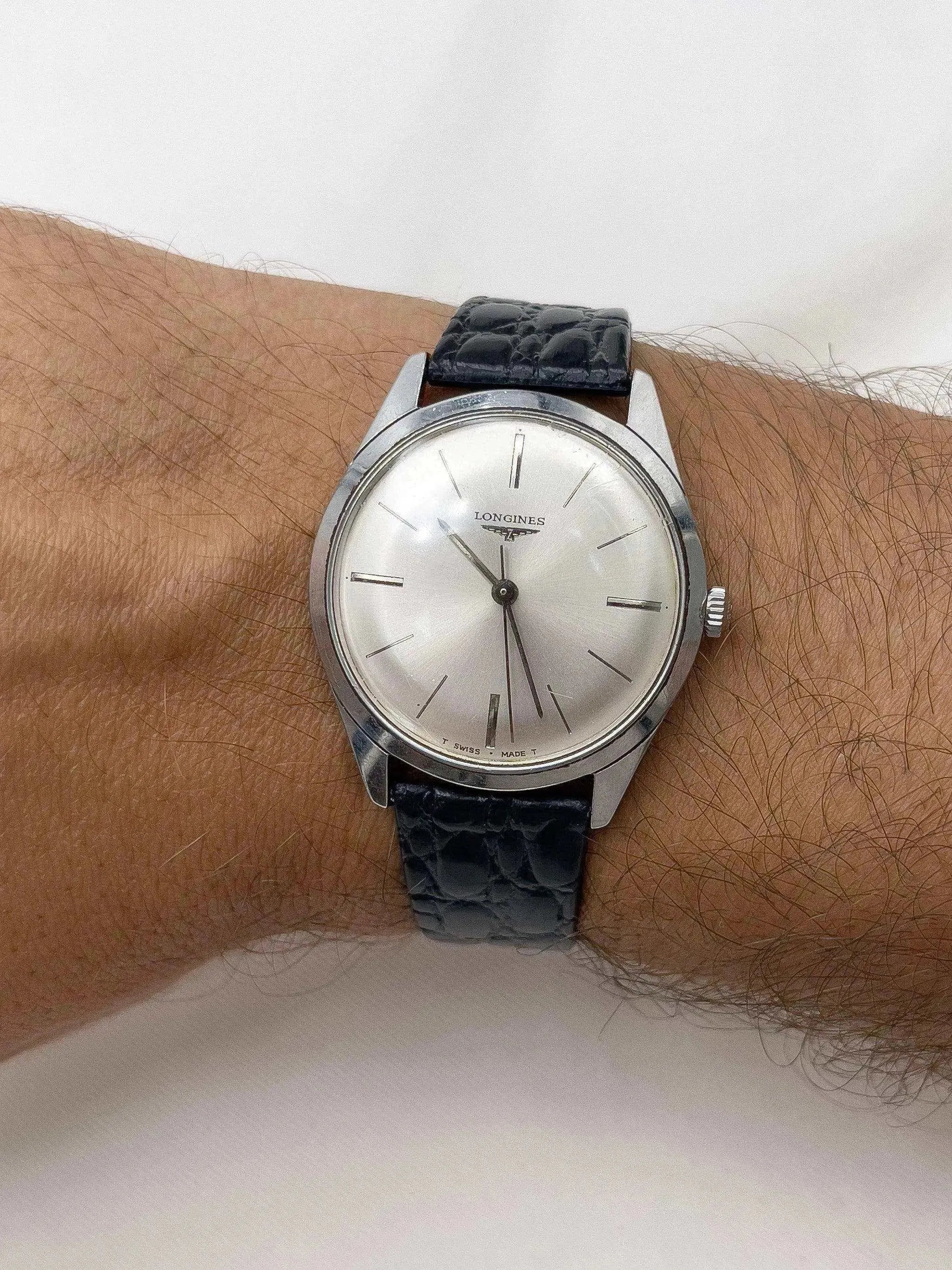 Longines - Dress Watch Silver - Box - 1966 - Atelier Victor Paris - Vintage Watch Shop Dubai