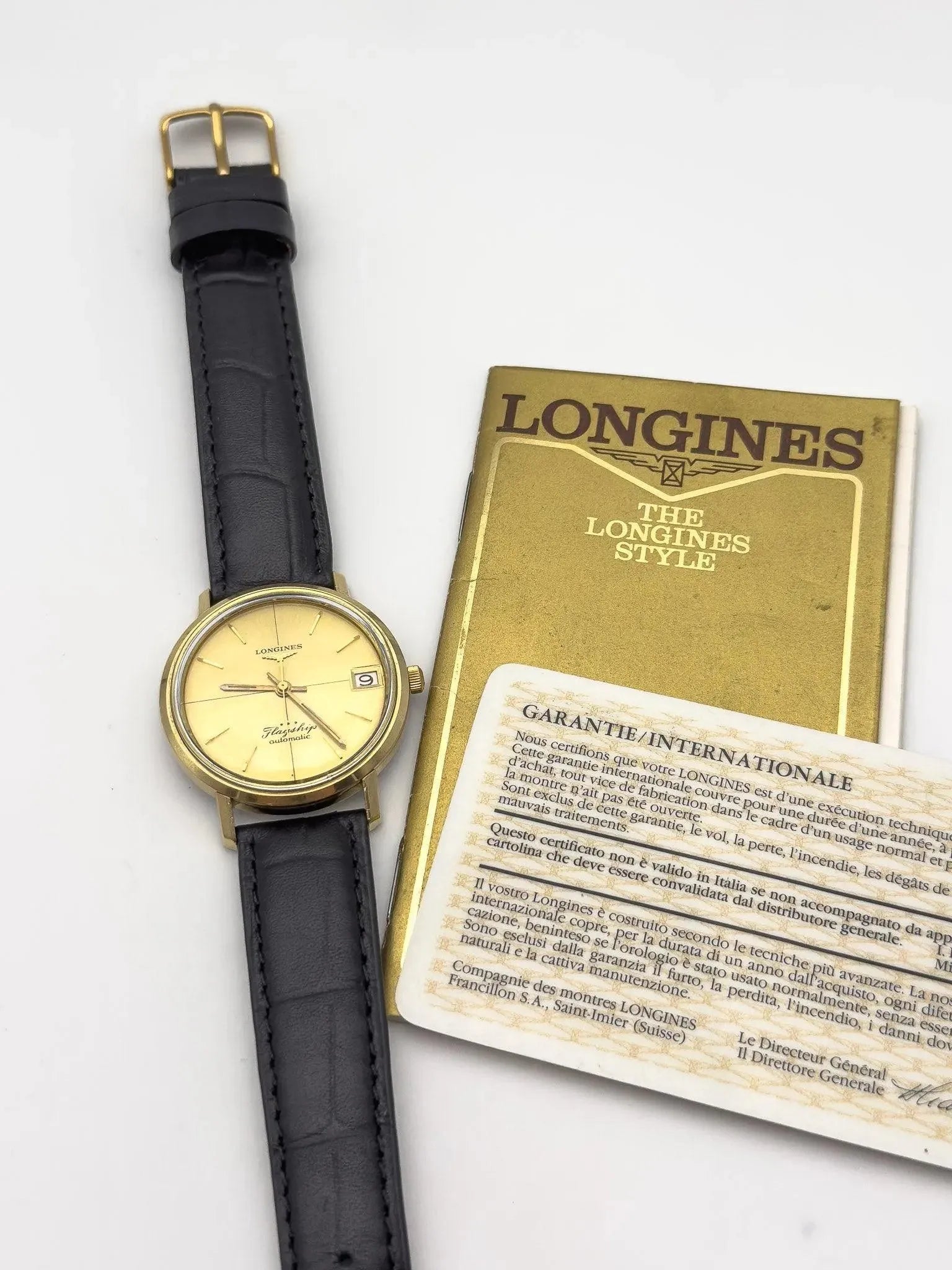 Longines - Flagship Or Jaune 18k - Papier - 1966 - Atelier Victor Paris - Vintage Watch Shop Dubai