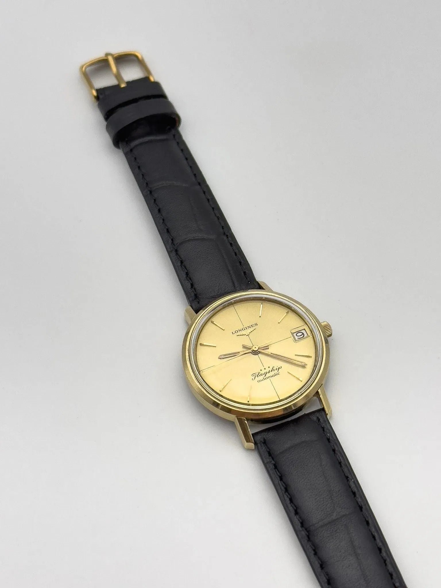 Longines - Flagship Or Jaune 18k - Papier - 1966 - Atelier Victor Paris - Vintage Watch Shop Dubai