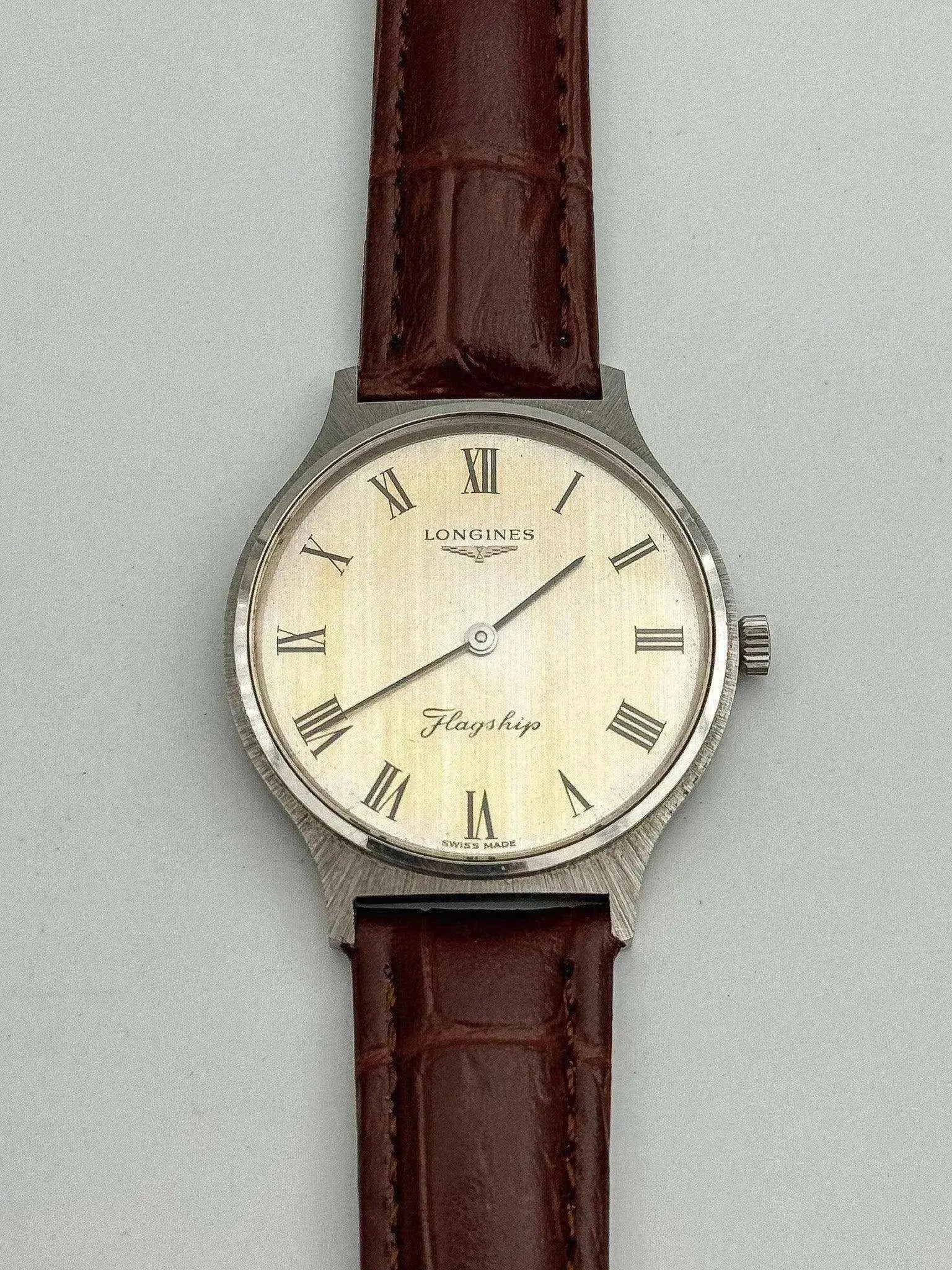 Longines - Flagship Silver Patine - 1970s - Atelier Victor - Vintage  Shop
