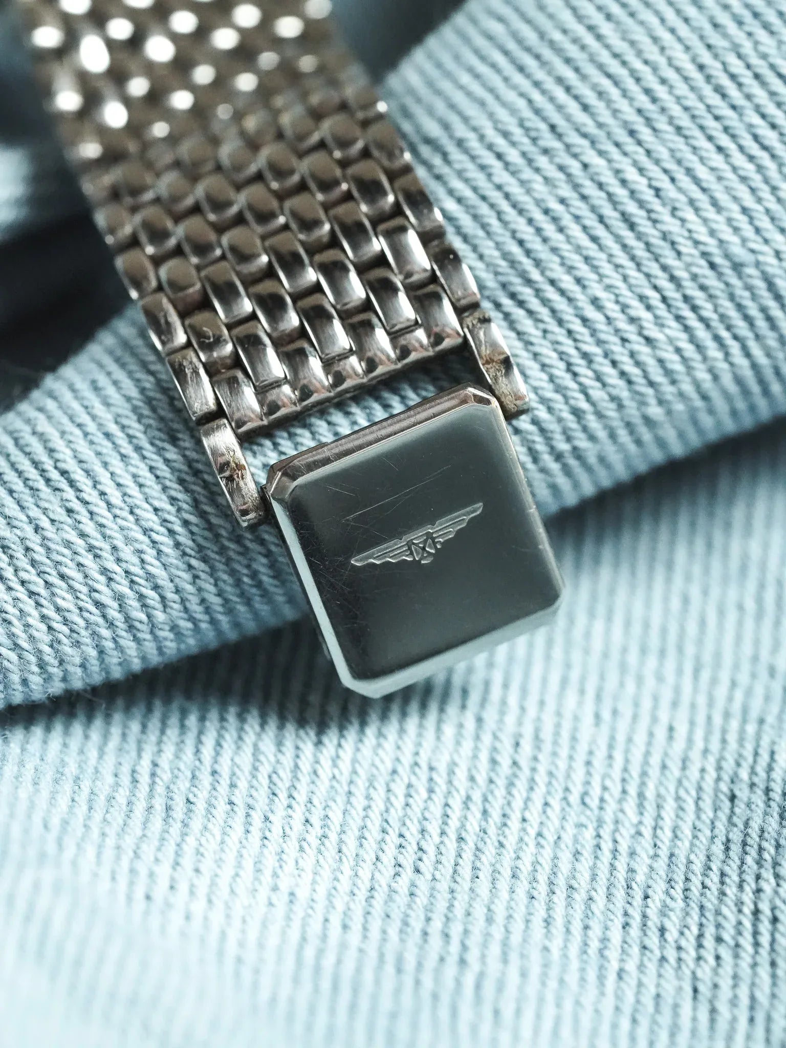 Longines - Flagship Slim Ronde Or Maille Acier - 1980s - Atelier Victor