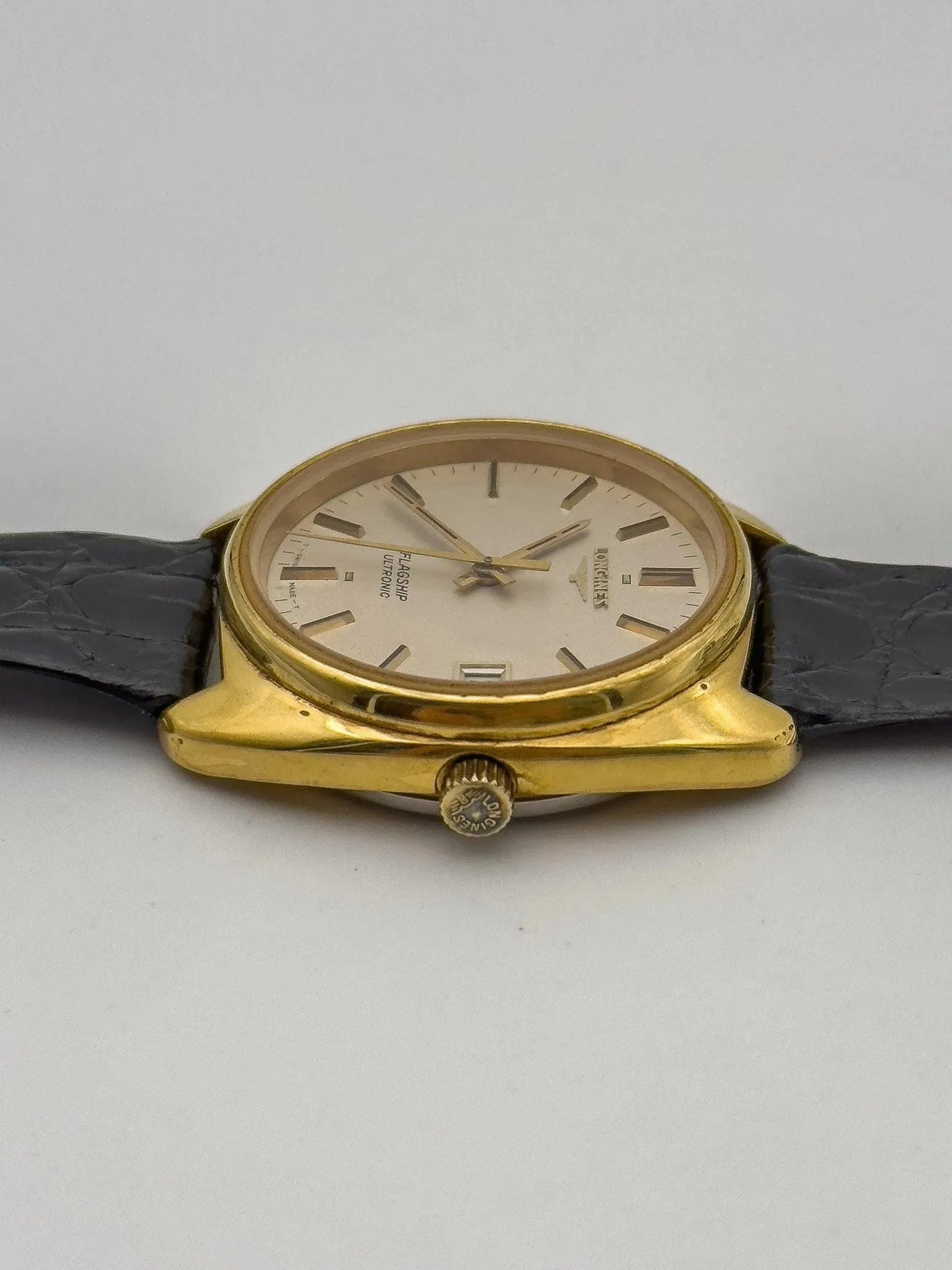 Longines - Flagship Ultronic Gold Plated - 1970s - Atelier Victor Paris - Vintage Watch Shop Dubai