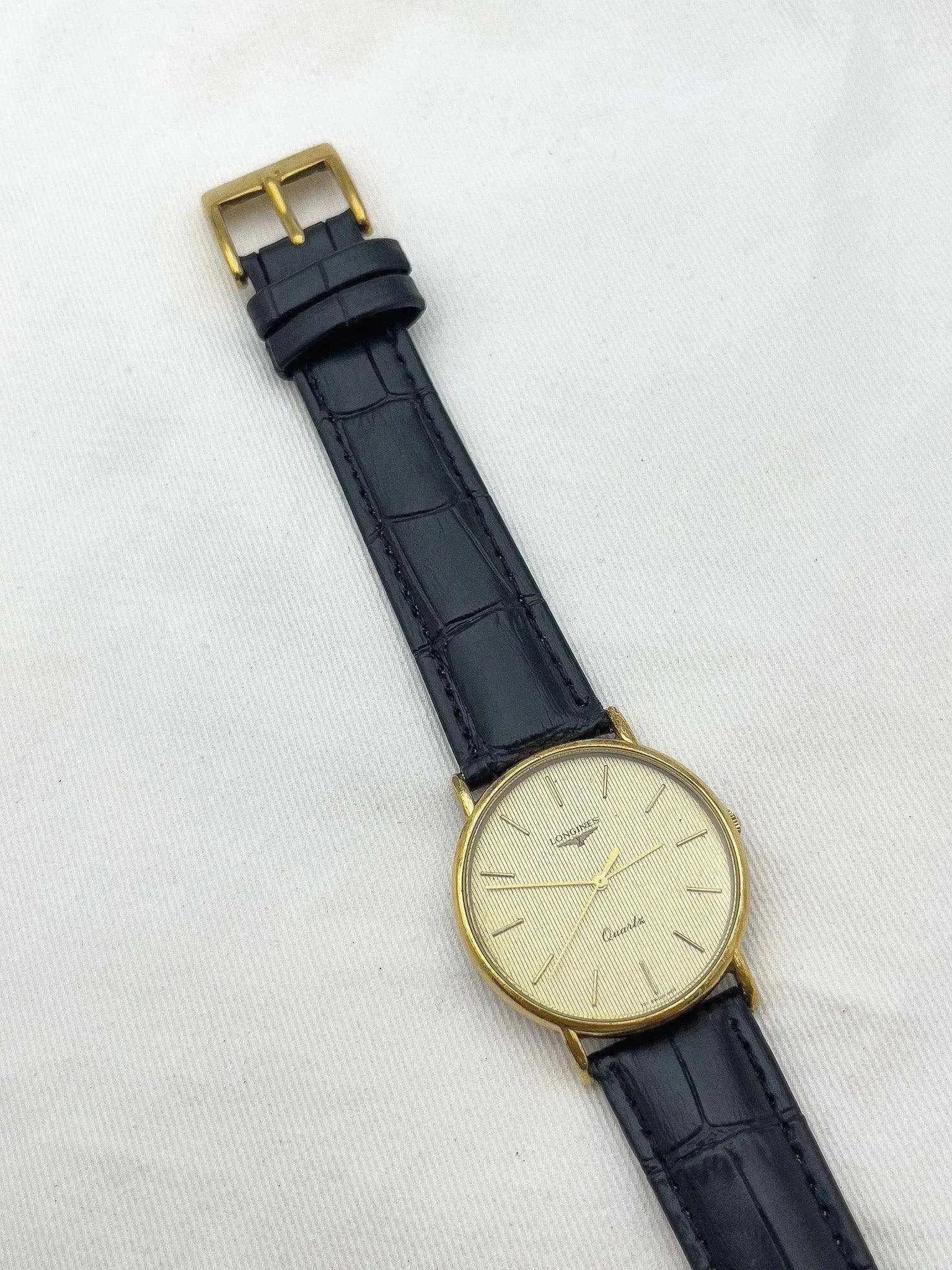 Longines - Gold Tapissé - 1984 - Atelier Victor Paris - Vintage Watch Shop Dubai