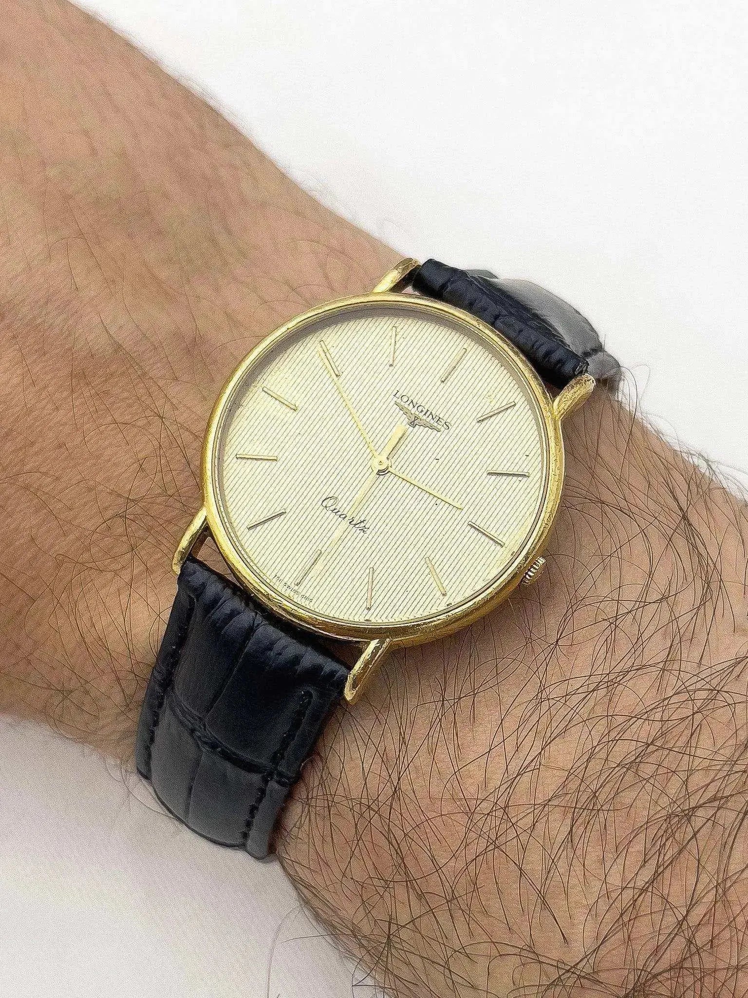 Longines - Gold Tapissé - 1984 - Atelier Victor Paris - Vintage Watch Shop Dubai