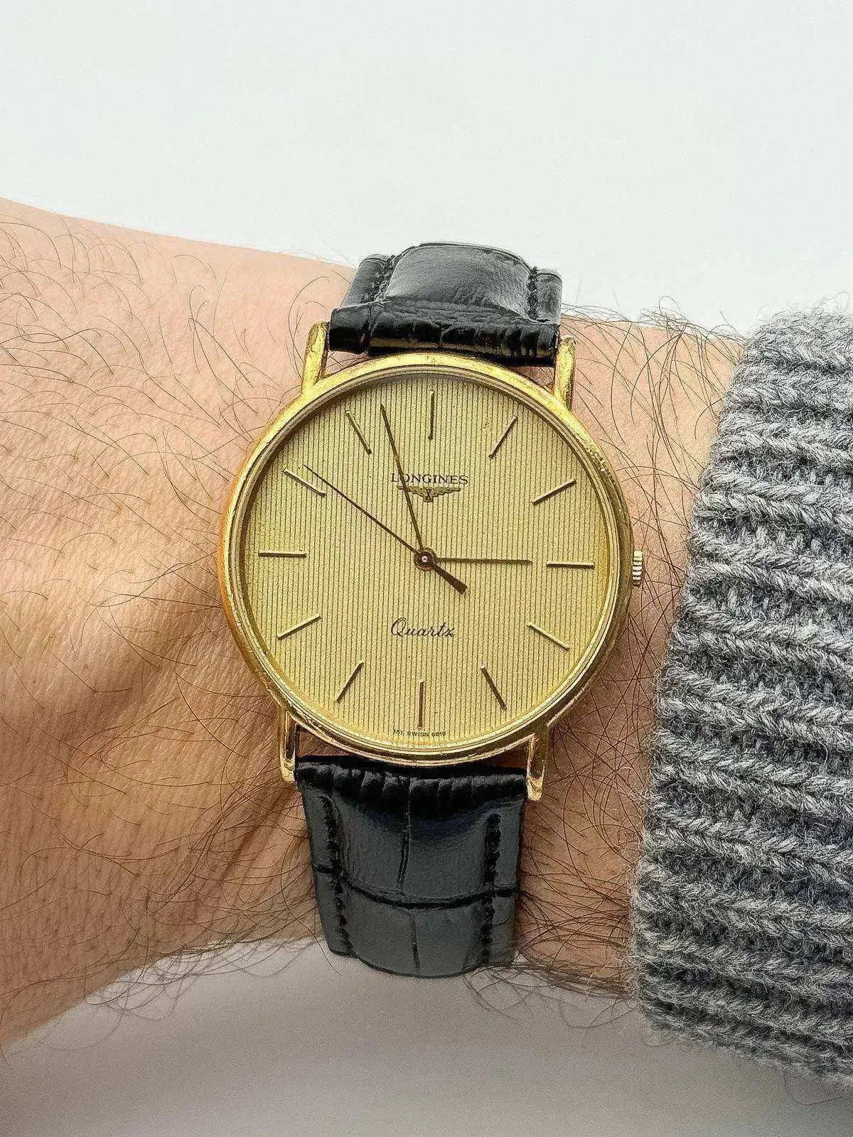 Longines - Gold Tapissé - 1984 - Atelier Victor Paris - Vintage Watch Shop Dubai