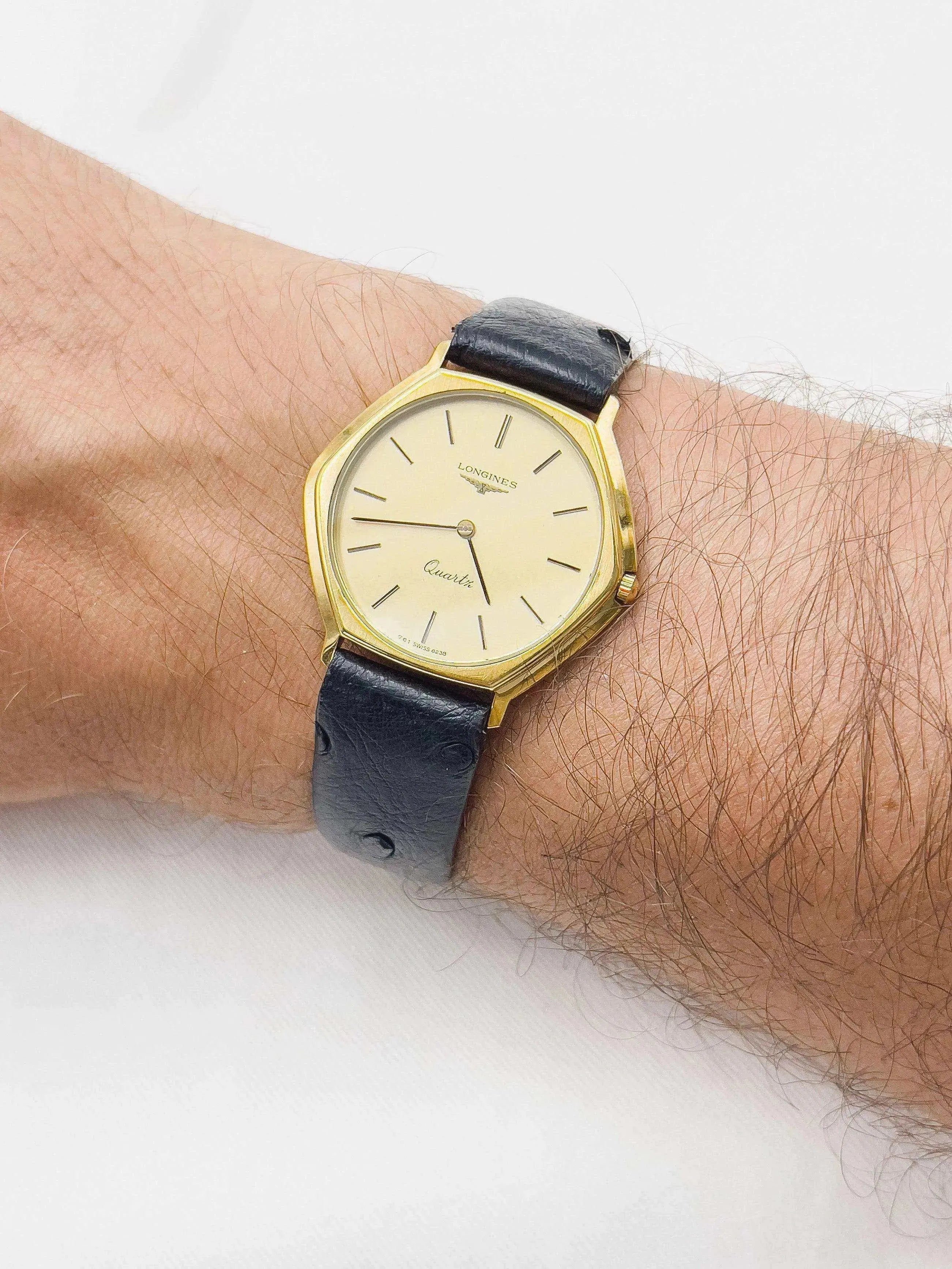 Longines - Hexagone Gold - 1979 - Atelier Victor Paris - Vintage Watch Shop Dubai
