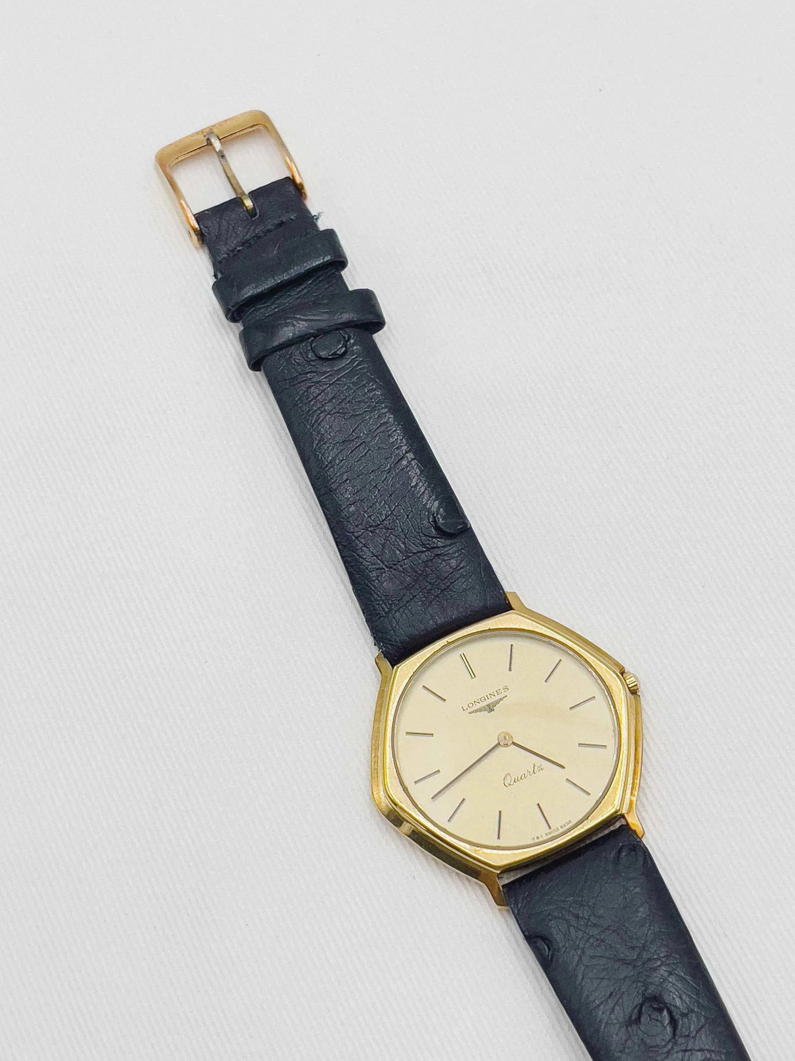 Longines - Hexagone Gold - 1979 - Atelier Victor Paris - Vintage Watch Shop Dubai