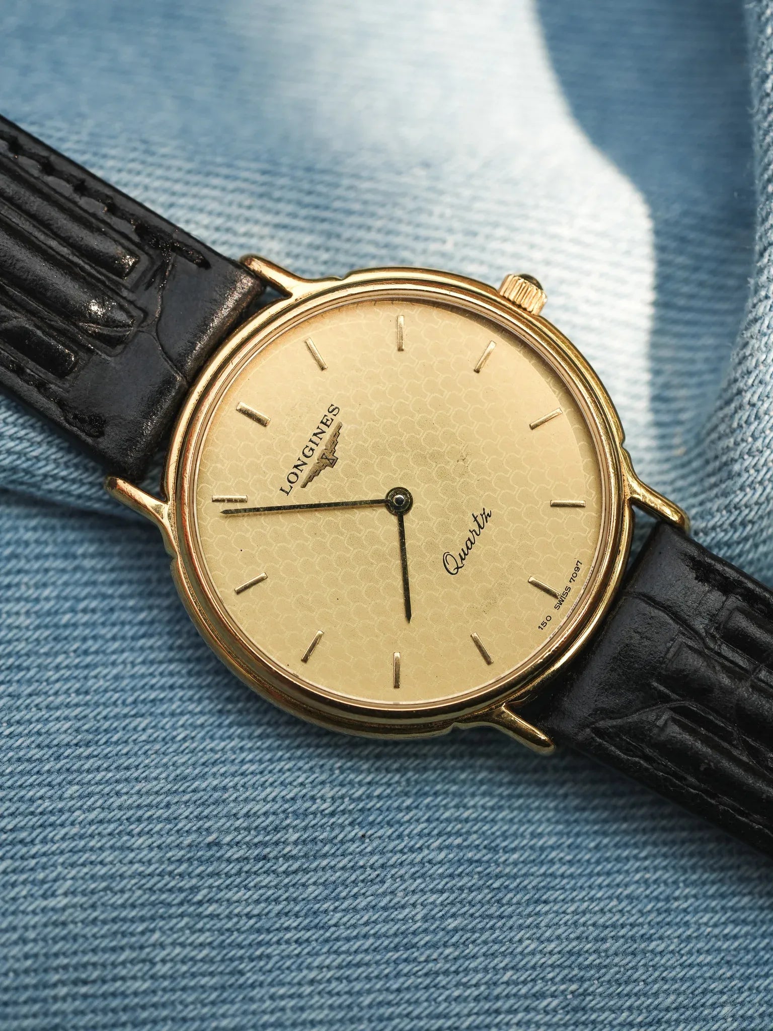 Longines - la grande classique écaille plaqué or - 1990s - Atelier Victor