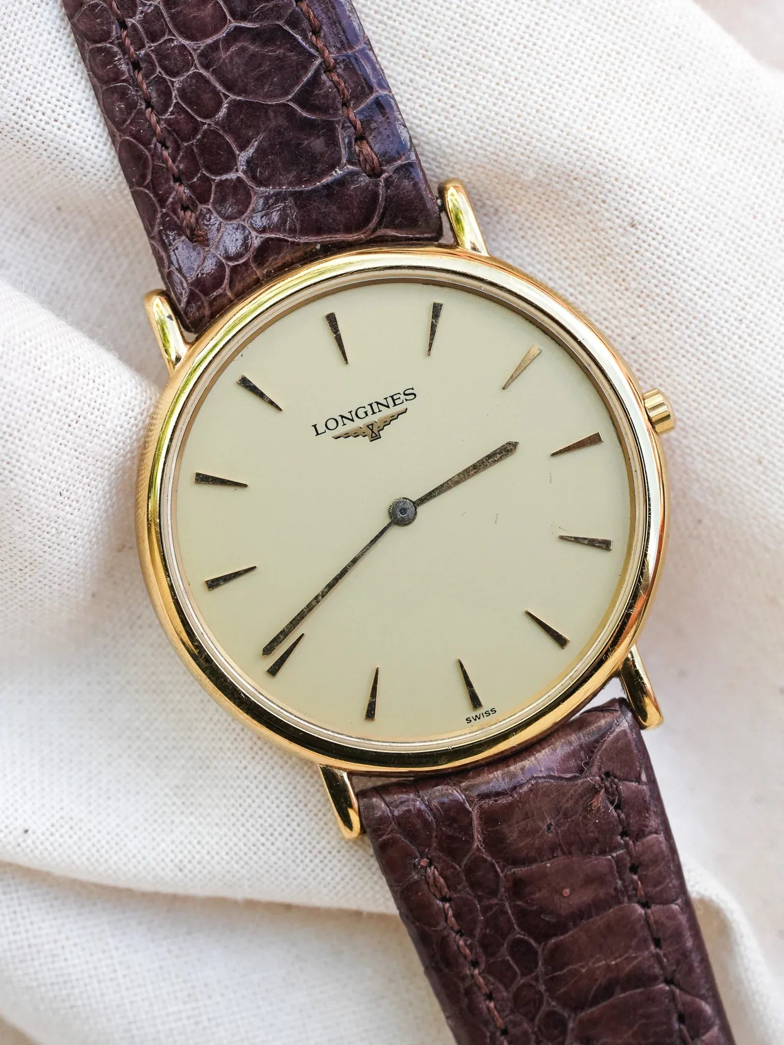 Longines - La Grande Classique Minimaliste Or - 1980s - Atelier Victor - Vintage  Shop