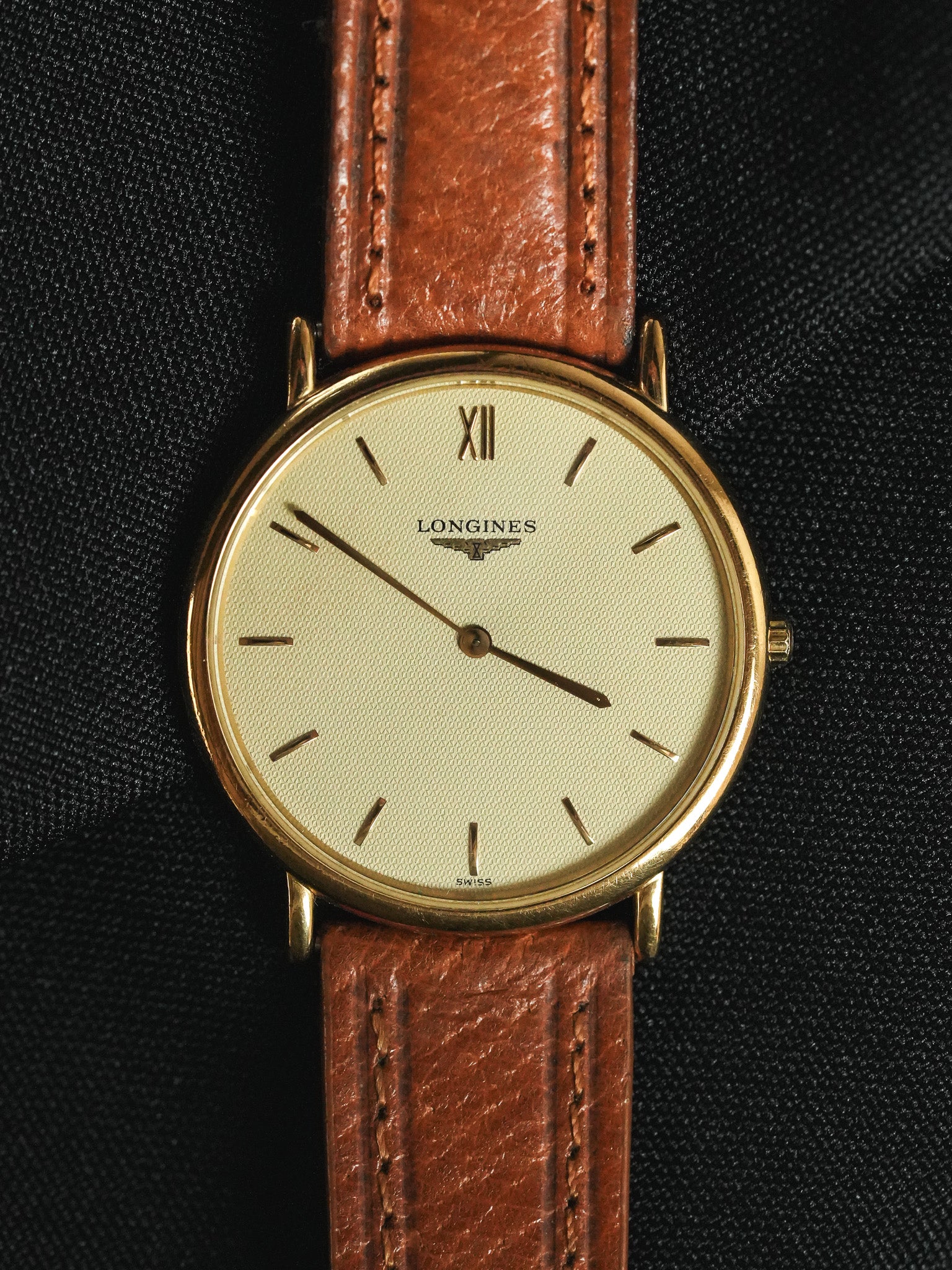 Longines - La Grande Classique Ronde Or Extra plate - 1990s - Atelier Victor - Vintage  Shop