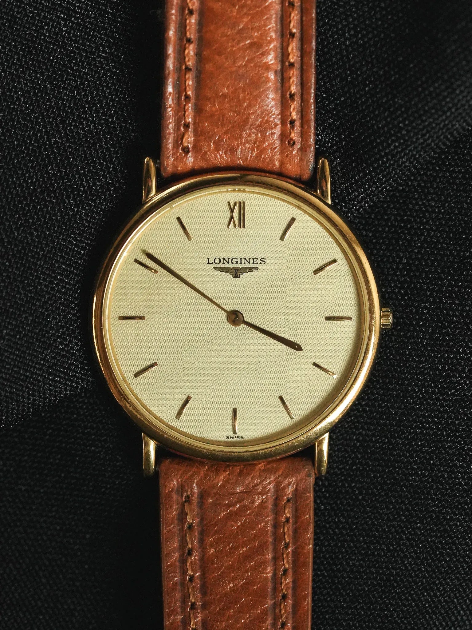 Longines - La Grande Classique Ronde Or Extra plate - 1990s - Atelier Victor - Vintage  Shop