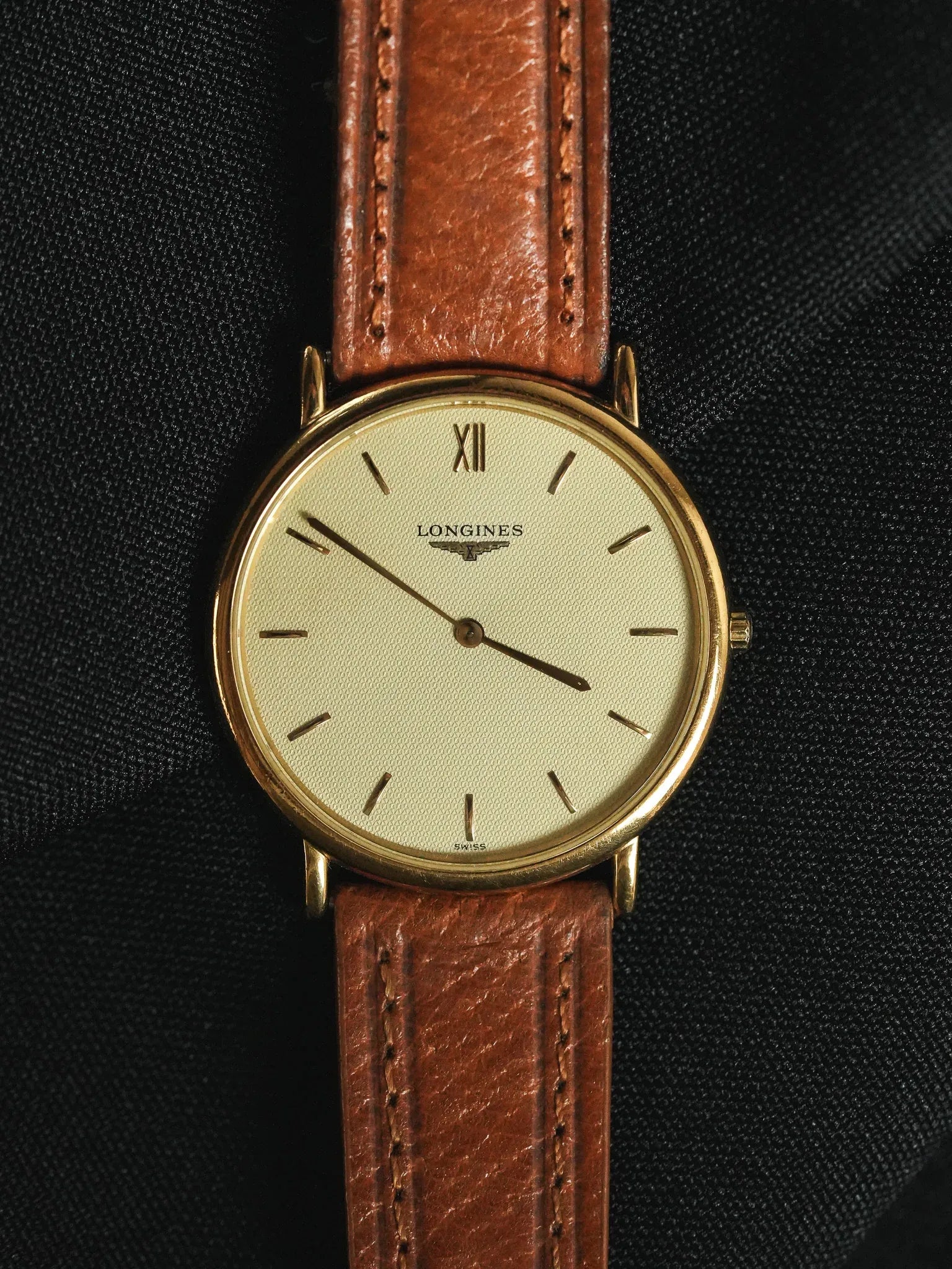 Longines - La Grande Classique Ronde Or Extra plate - 1990s - Atelier Victor - Vintage  Shop