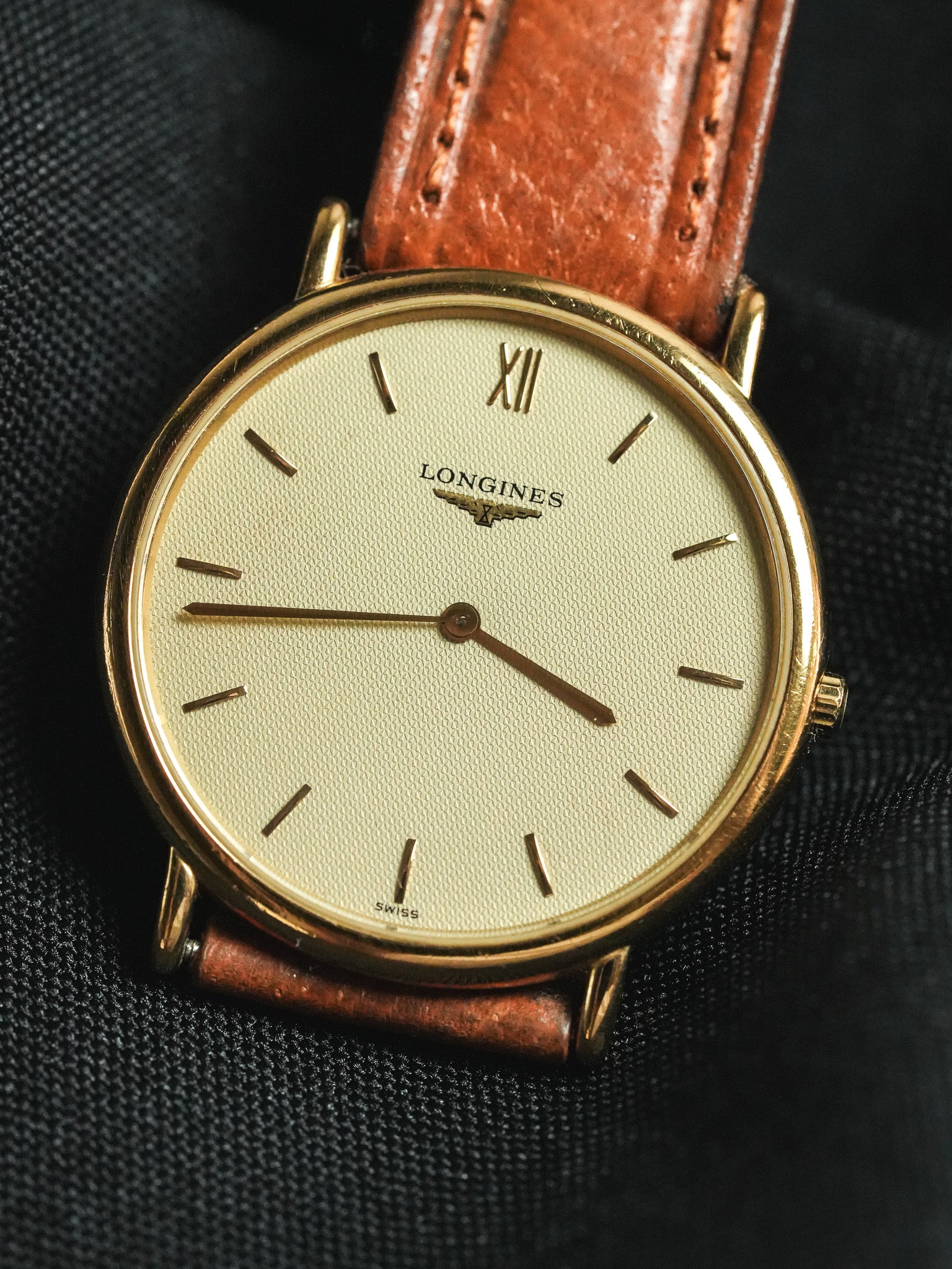 Longines - La Grande Classique Ronde Or Extra plate - 1990s - Atelier Victor - Vintage  Shop