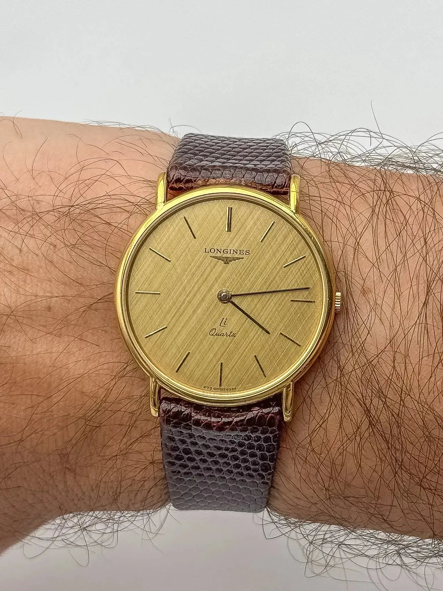 Longines - Li Quartz Cadran lin Plaque Or - Papier - 1985 - Atelier Victor