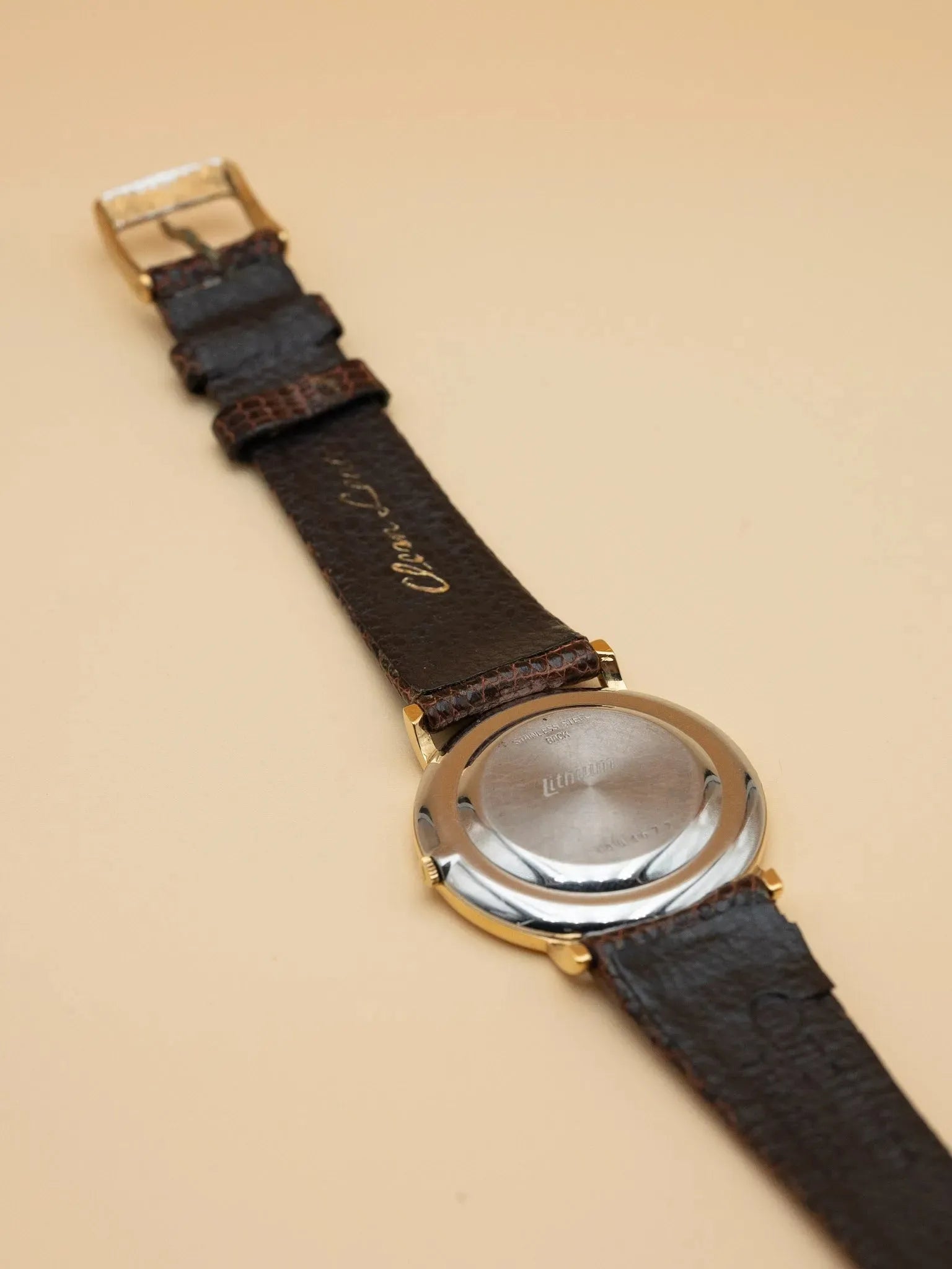 Longines - Li Quartz Cadran lin Plaque Or - Papier - 1985 - Atelier Victor Paris - Vintage Watch Shop Dubai