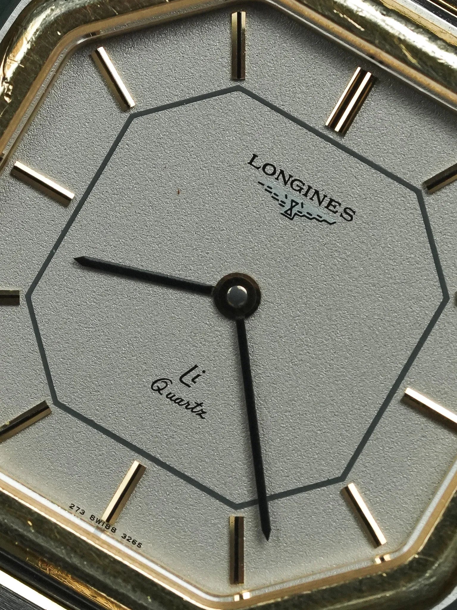 Longines - Li Quartz Royal Octogonale Acier Or - 1980s - Atelier Victor