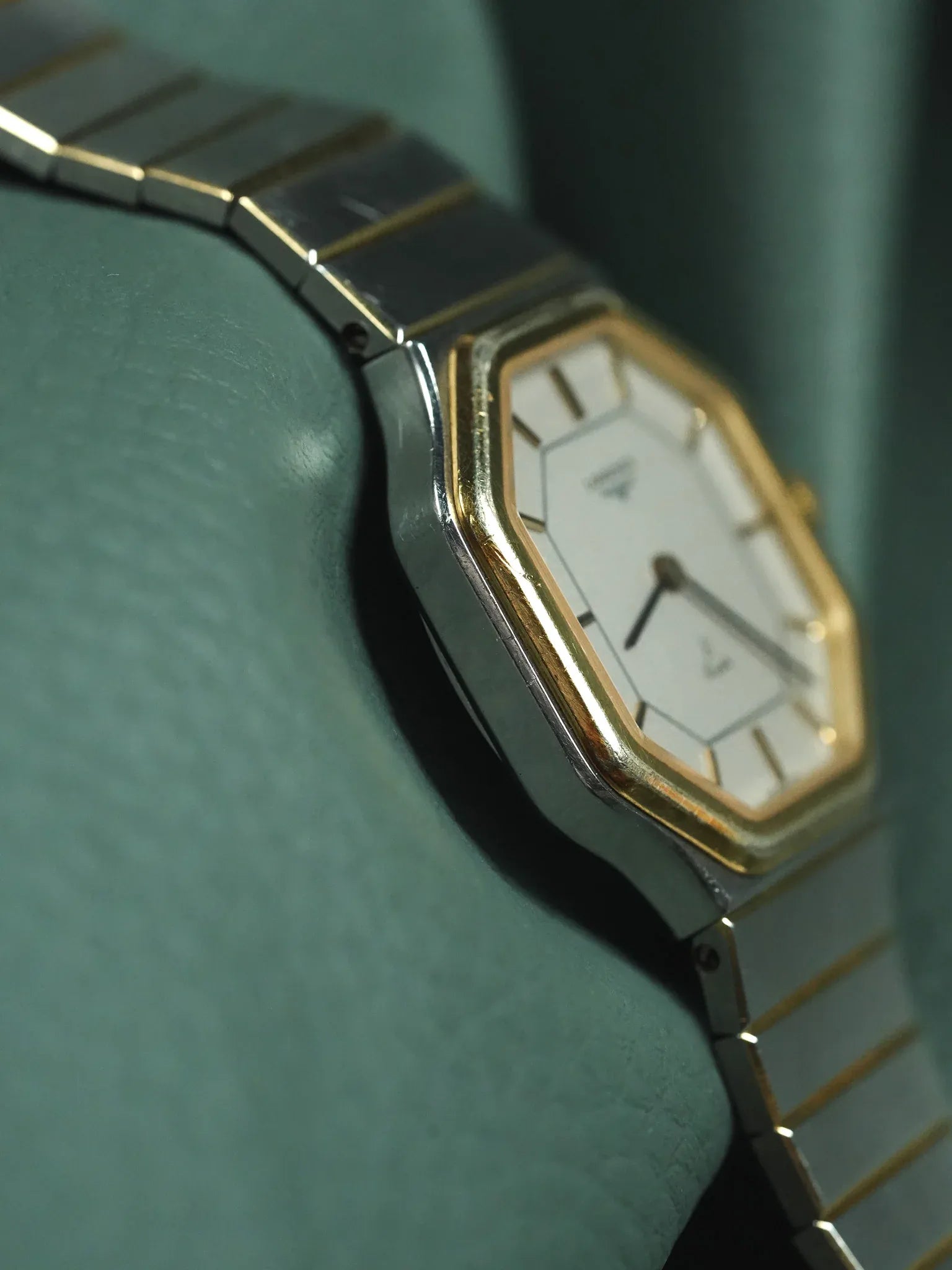 Longines - Li Quartz Royal Octogonale Acier Or - 1980s - Atelier Victor