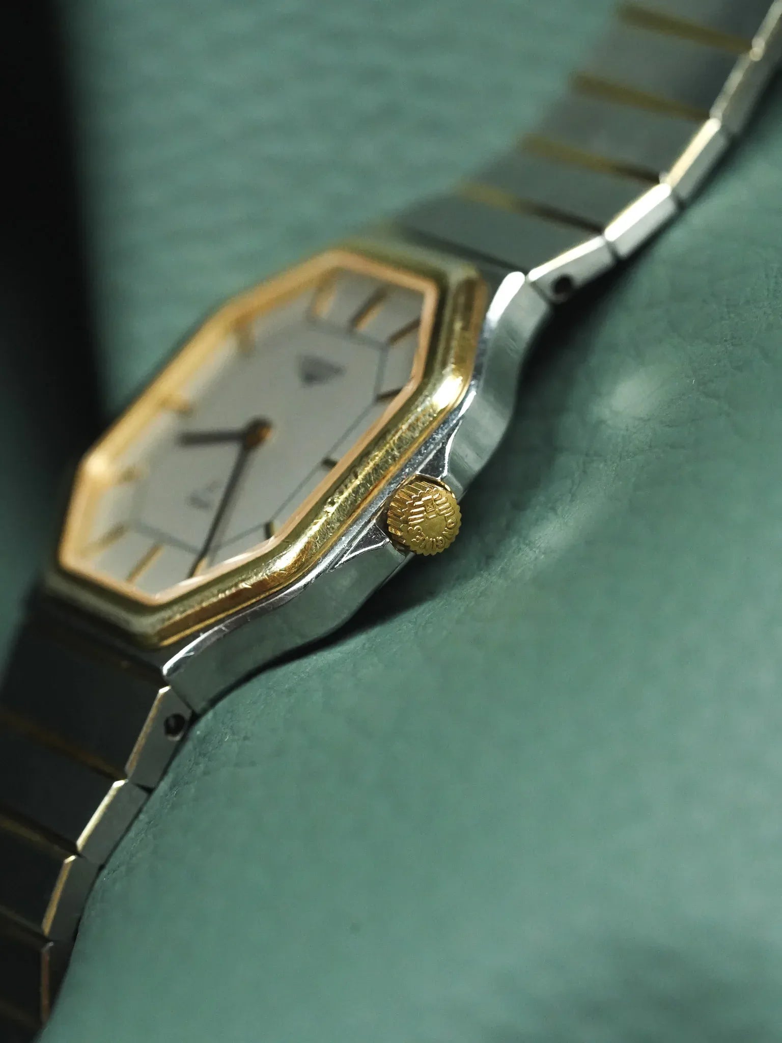 Longines - Li Quartz Royal Octogonale Acier Or - 1980s - Atelier Victor