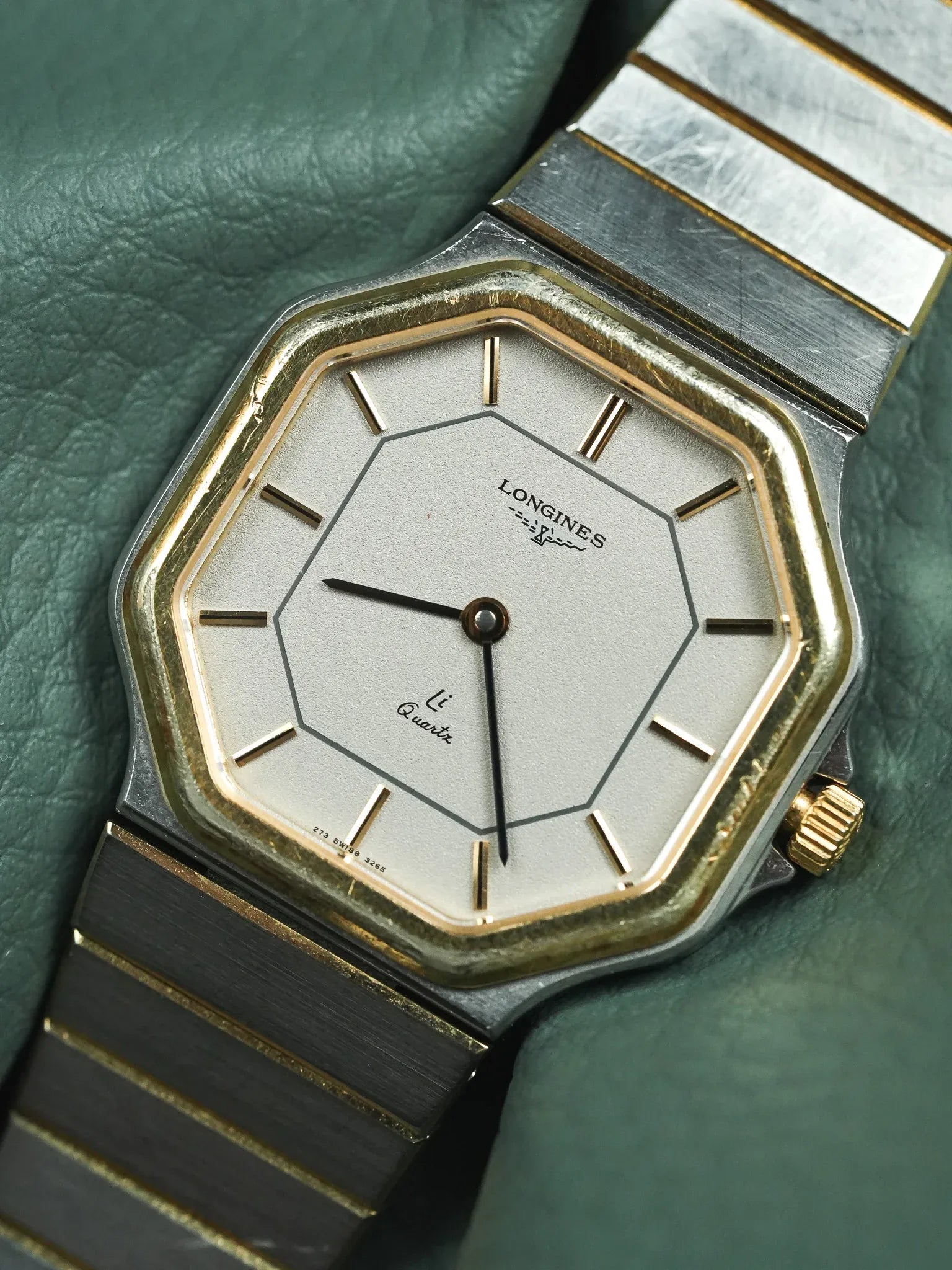 Longines - Li Quartz Royal Octogonale Acier Or - 1980s - Atelier Victor