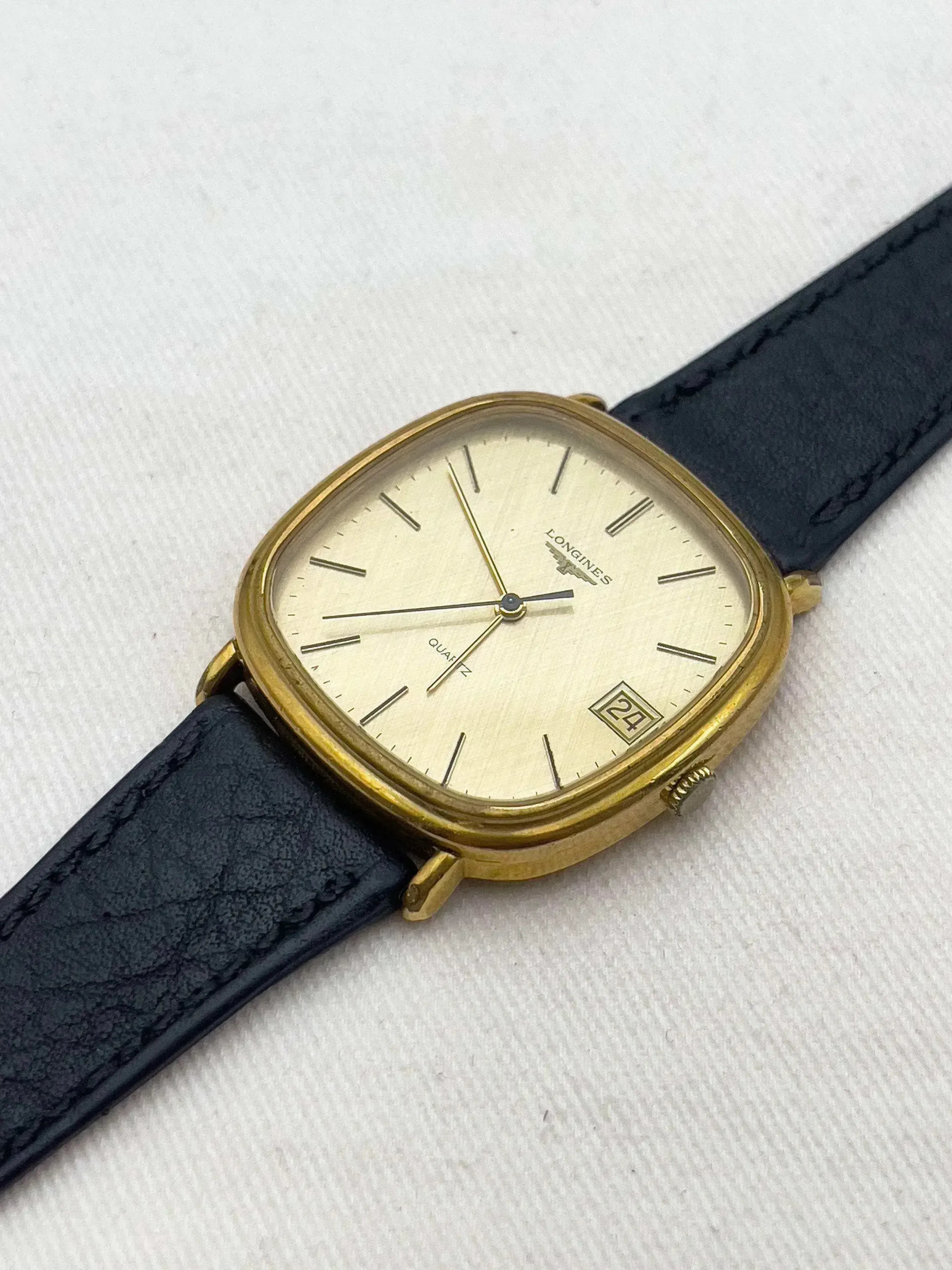 Longines - Lin Carré Or - 1980s - Atelier Victor
