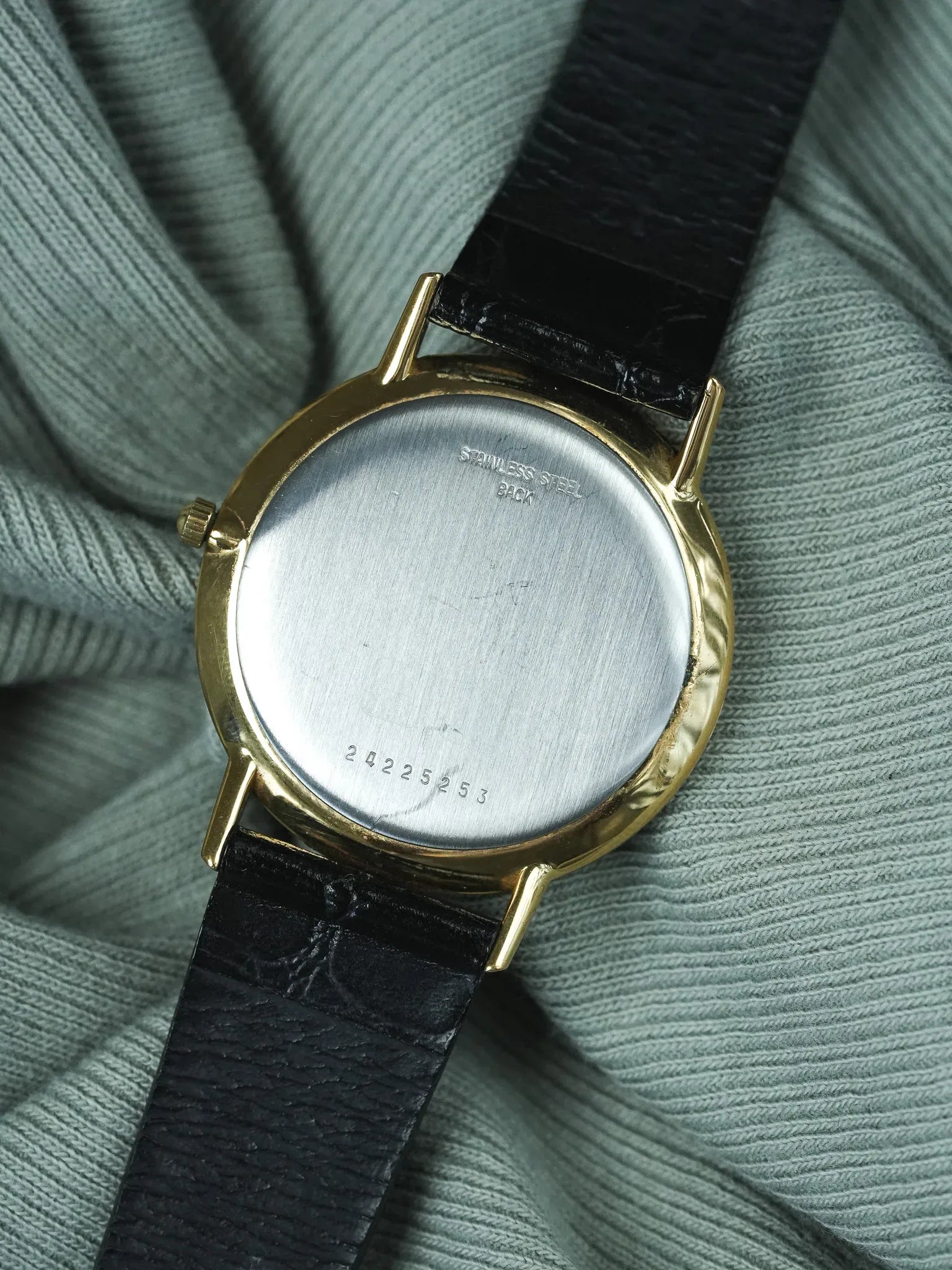 Longines - Extra dünne, goldplattierte Dressuhr Zifferblatt Gold - 1980s 