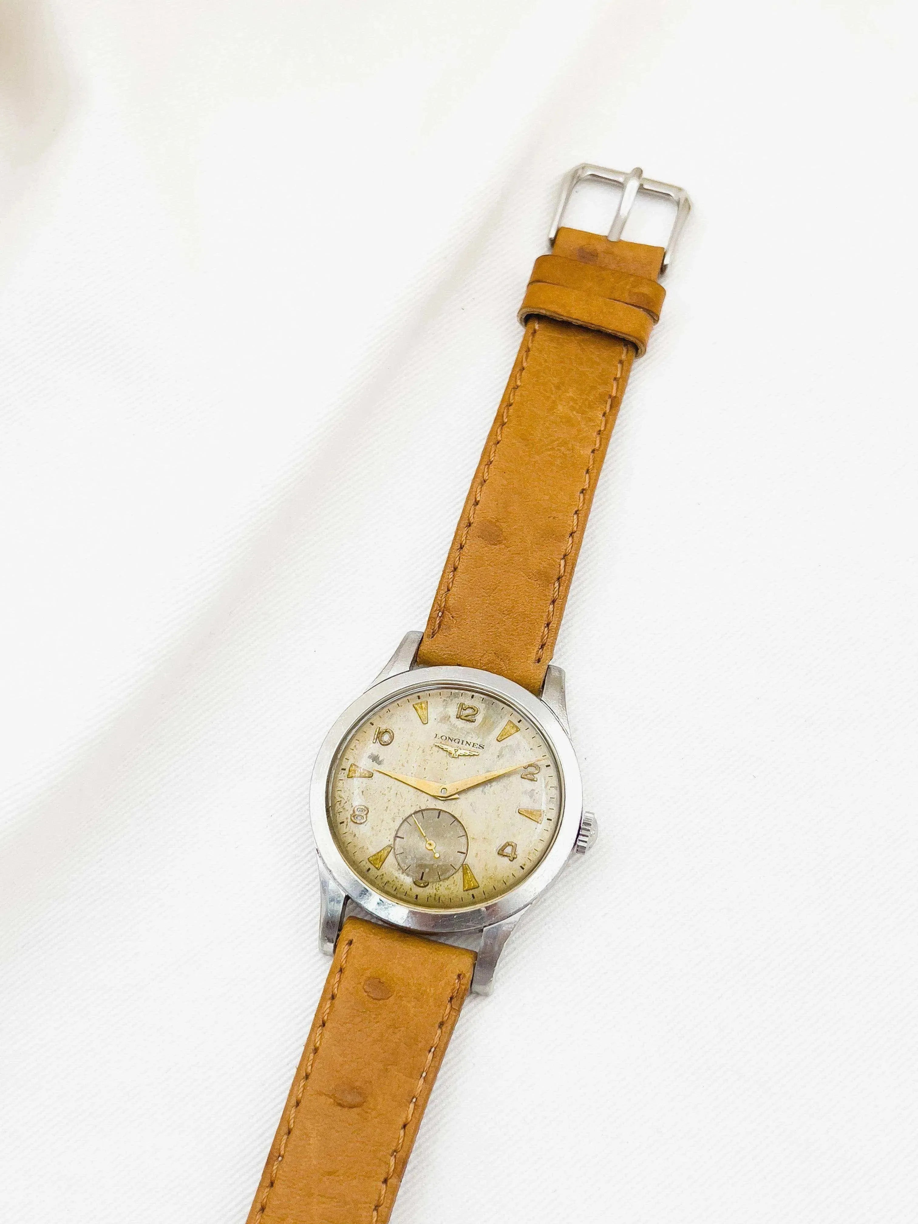 Longines - Patine Petite Seconde - 1954 - Atelier Victor Paris - Vintage Watch Shop Dubai
