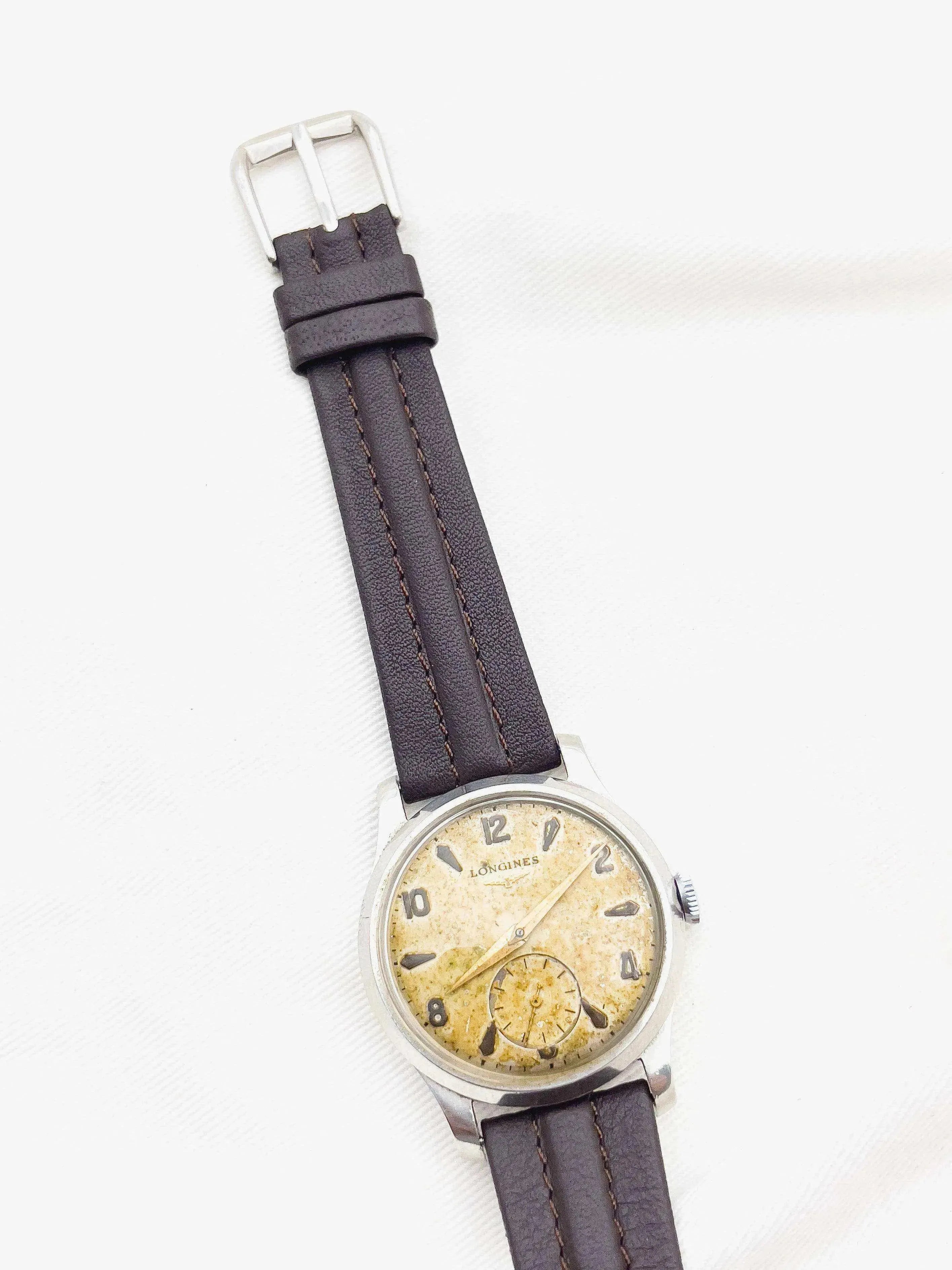 Longines - Patiné Petite Seconde - 1956 - Atelier Victor Paris - Vintage Watch Shop Dubai