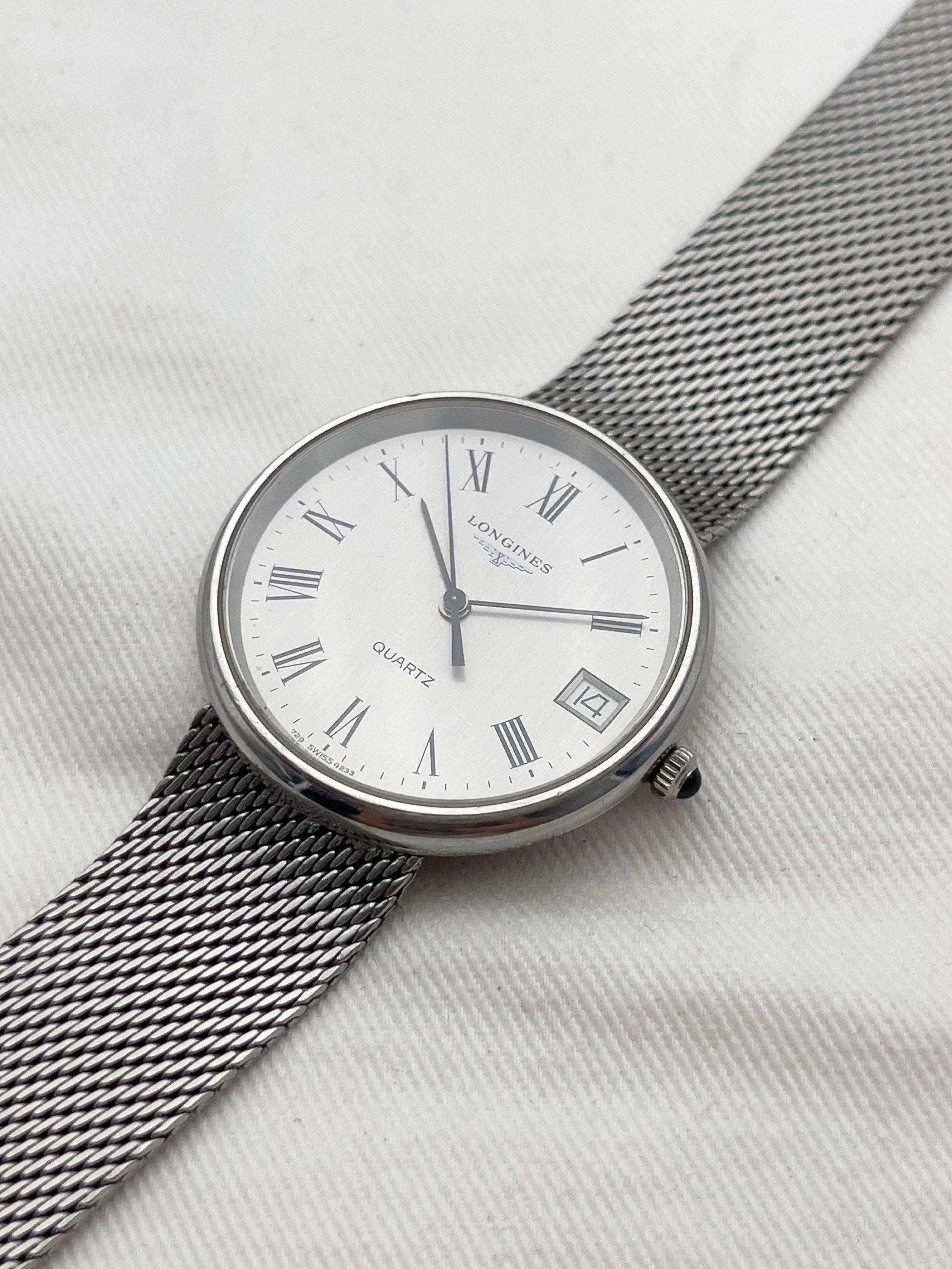 Longines - Romain Full Steel Milanaise - Boîte - 1970s - Atelier Victor Paris - Vintage Watch Shop Dubai