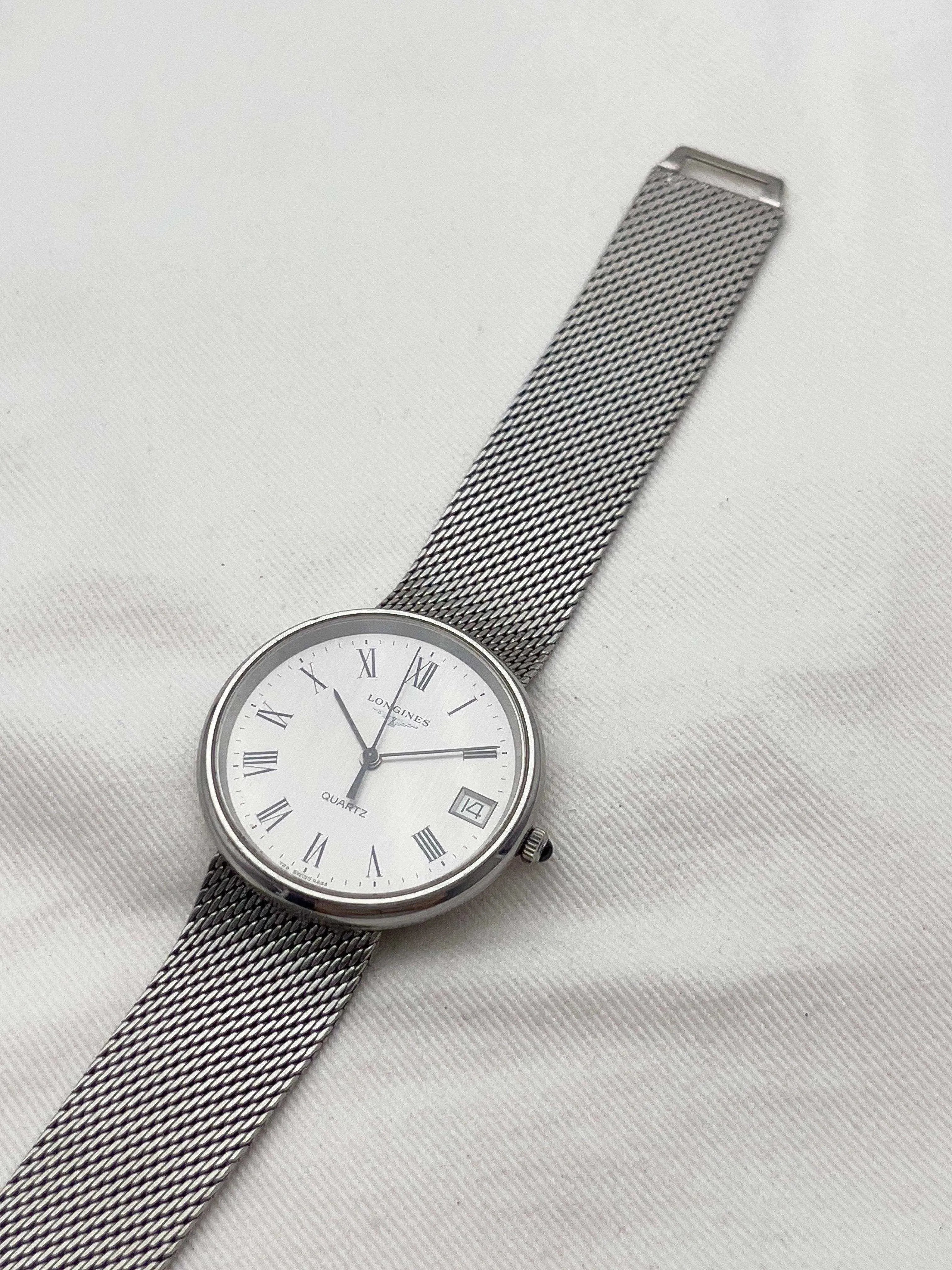 Longines - Romain Full Steel Milanaise - Boîte - 1970s - Atelier Victor Paris - Vintage Watch Shop Dubai